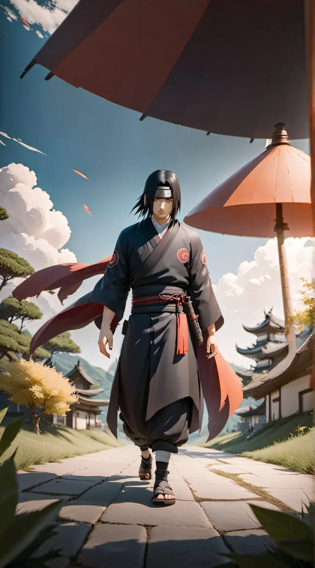 ai character: Itachi Uchiha  background