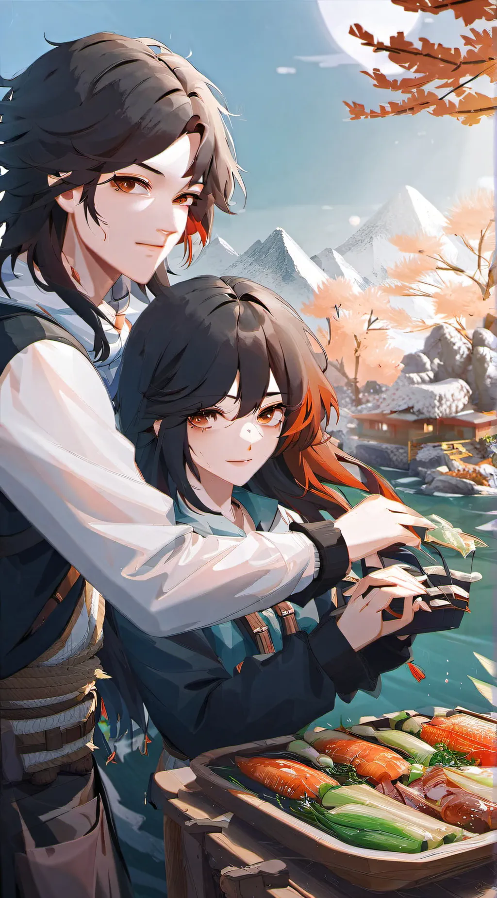 ai character: lily and jack background