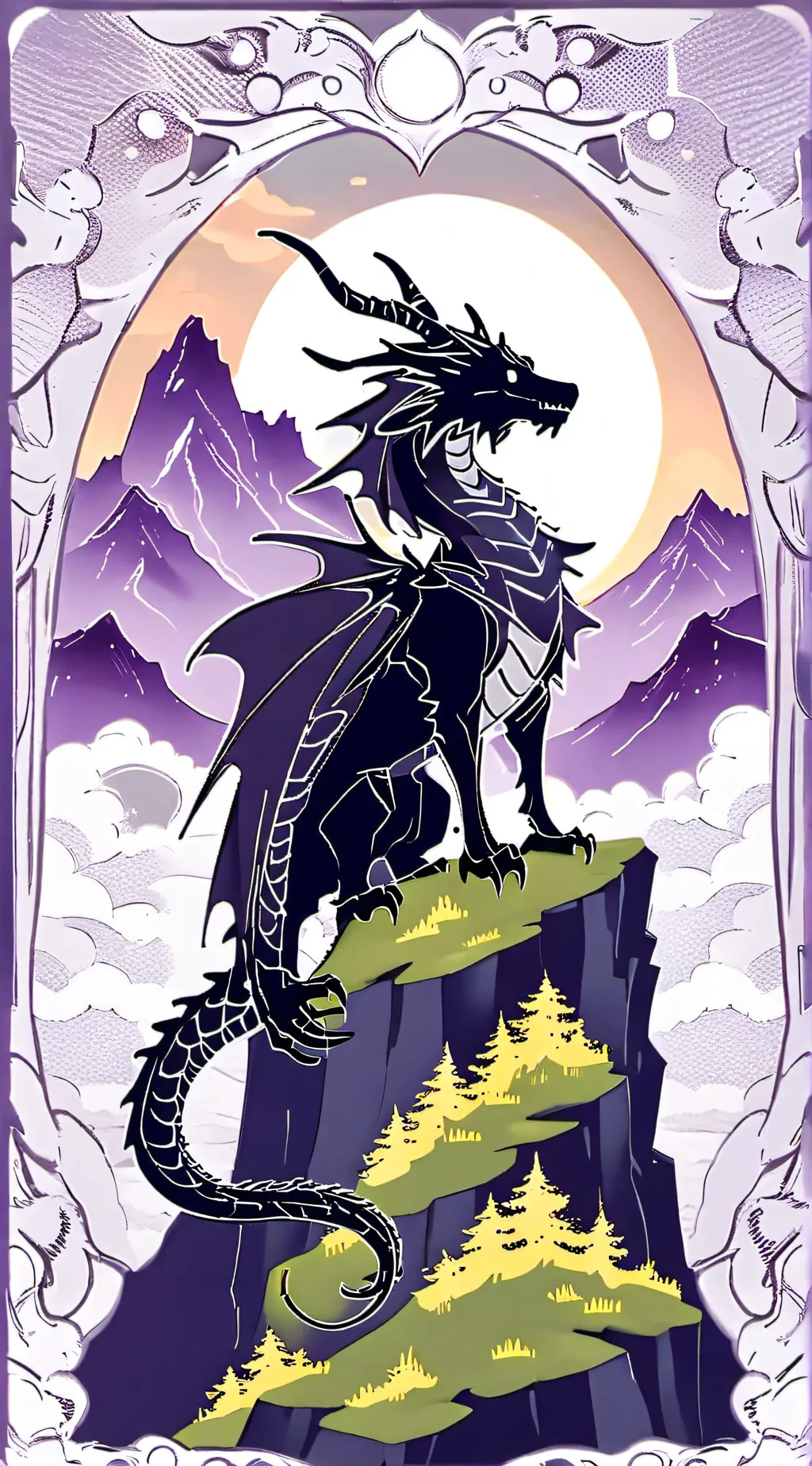 ai character: Nightwatcher (OC) background