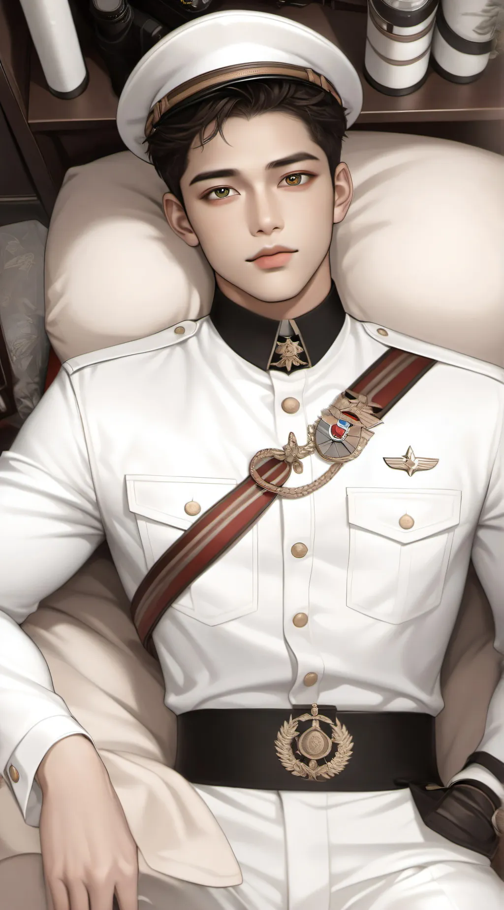 ai character: Agustus background