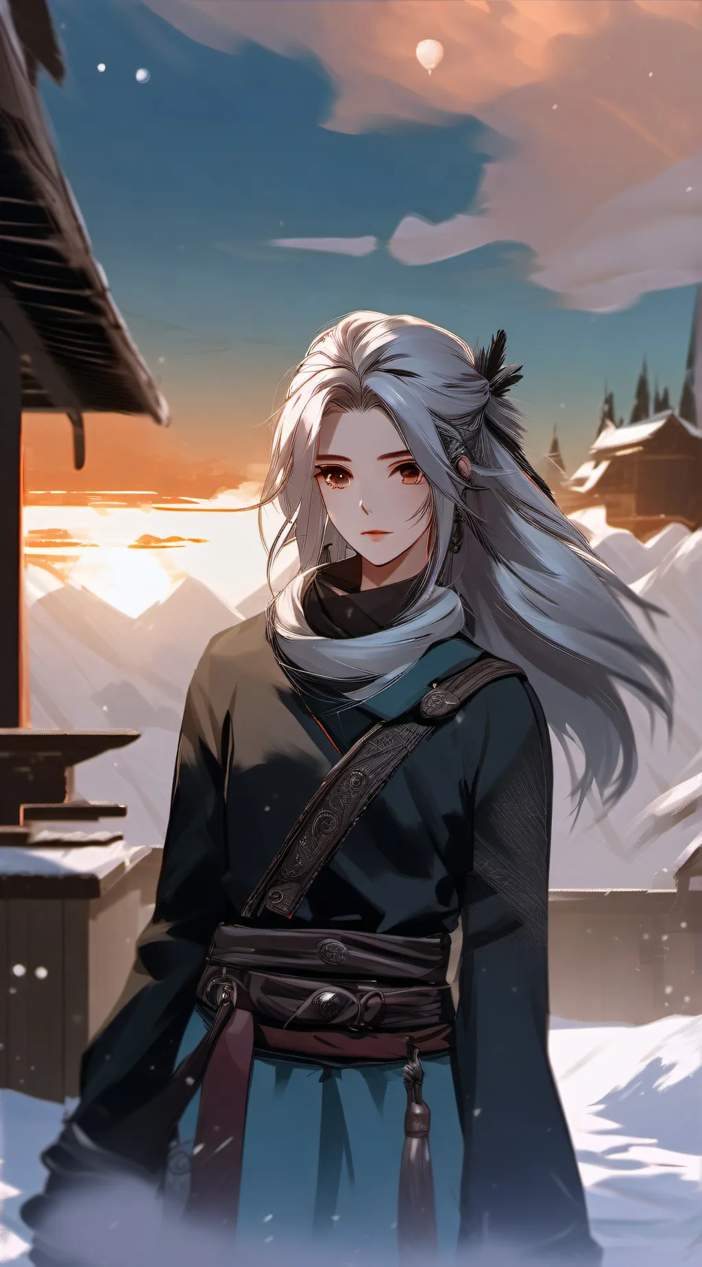 ai character: demon slayer background