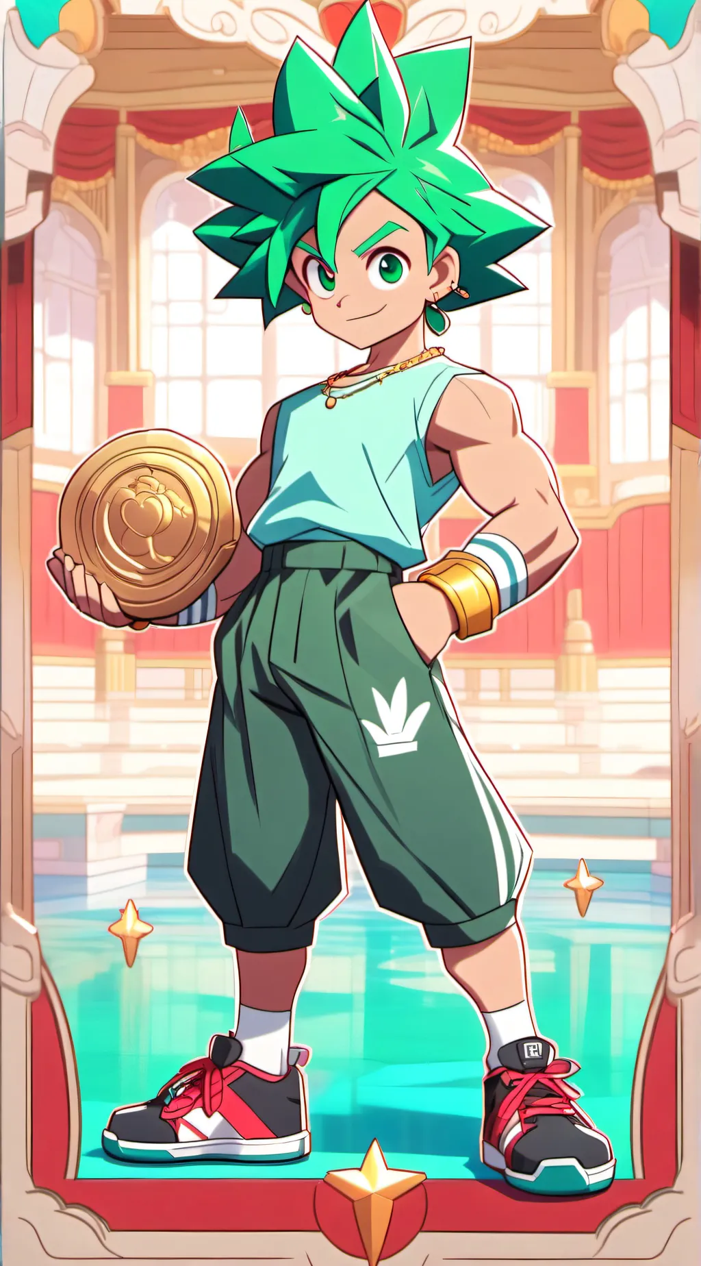 ai character: Mha field trip  background