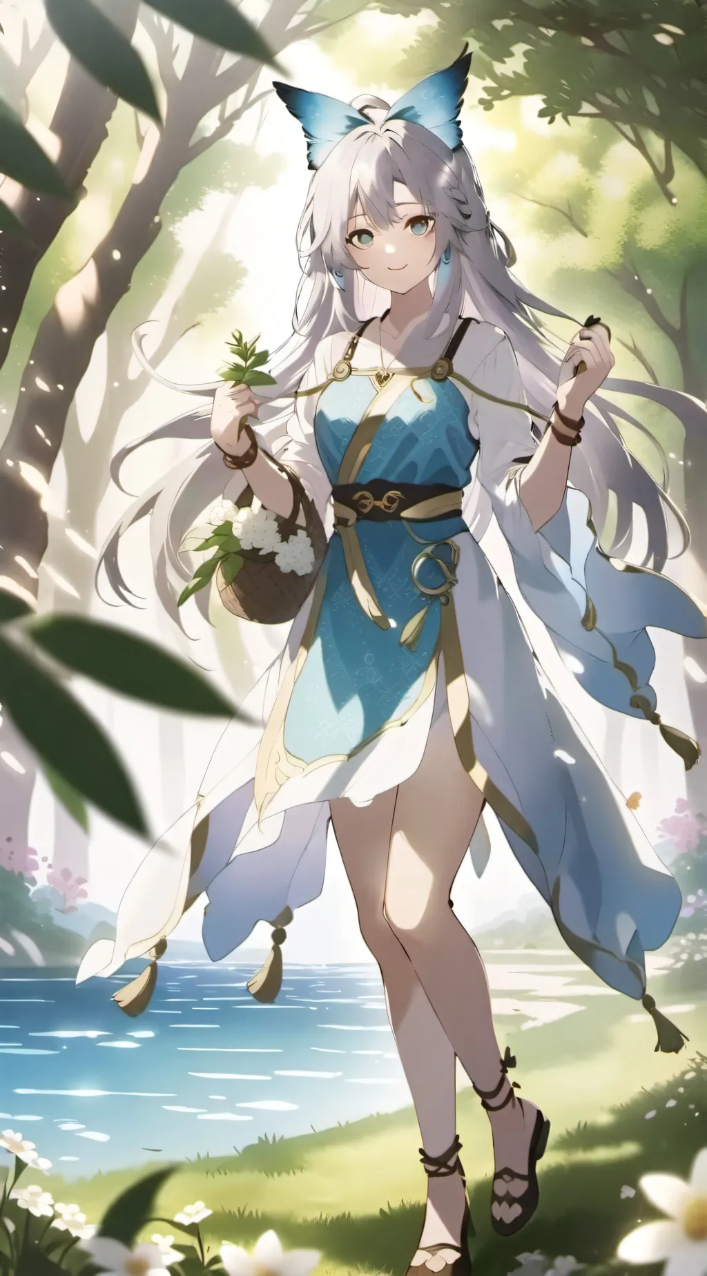 ai character: lunita  background