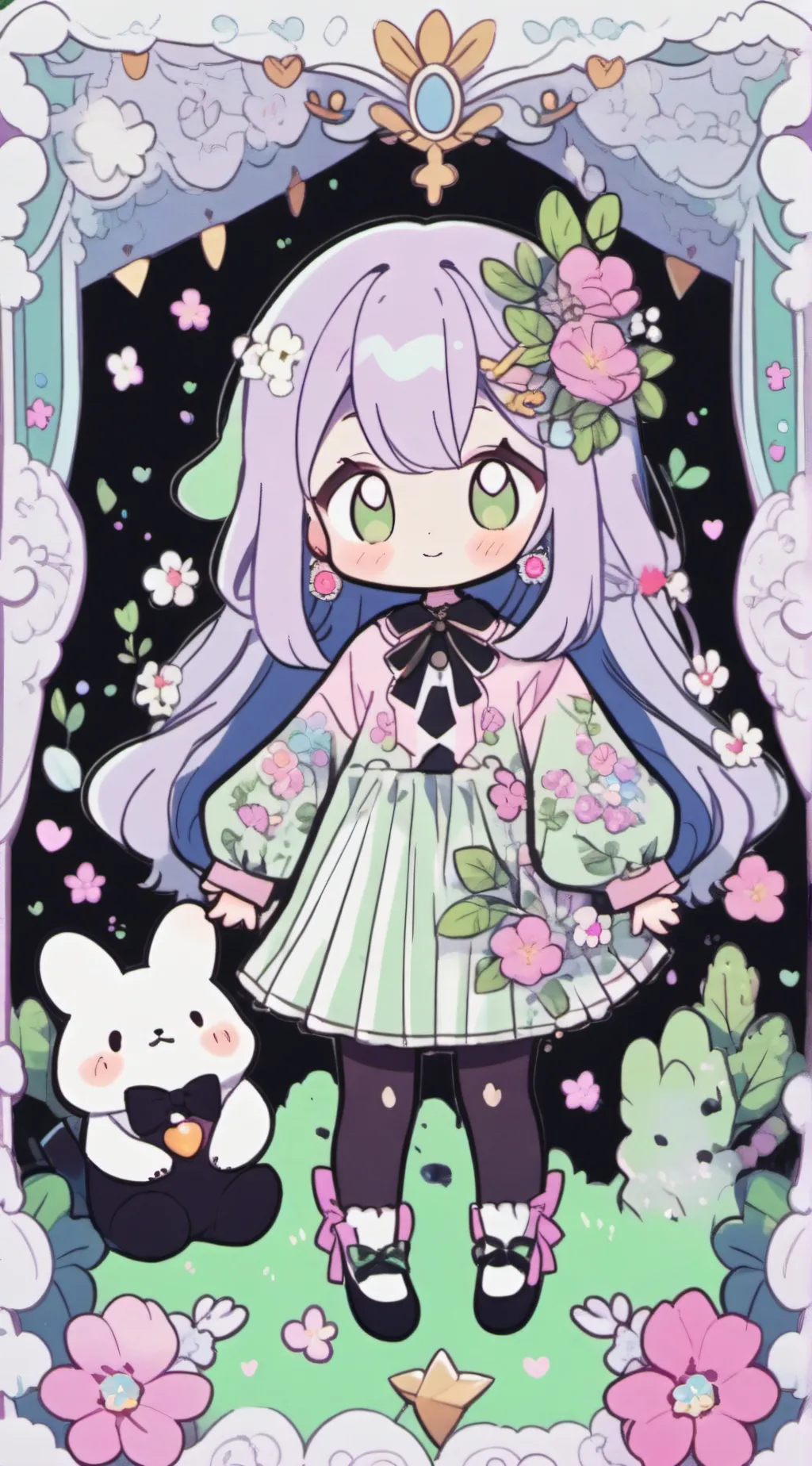 ai character: luna background