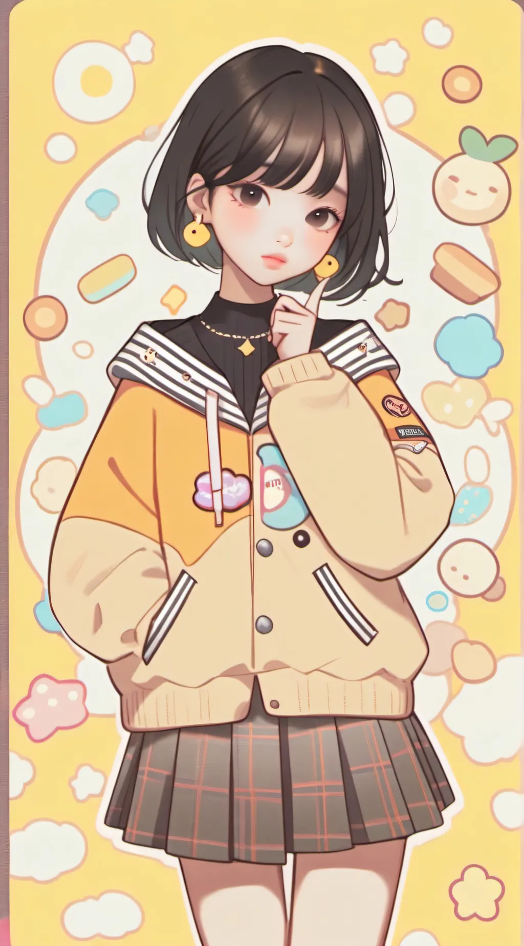 ai character: Chaewon background