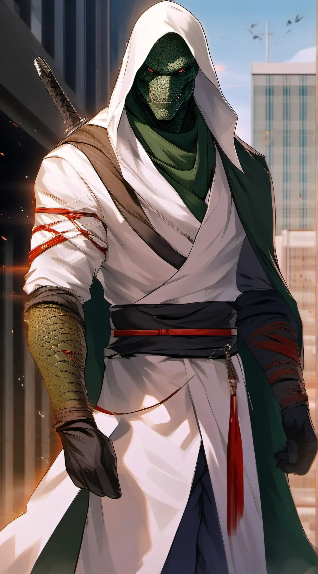 ai character: Jörmungandr background
