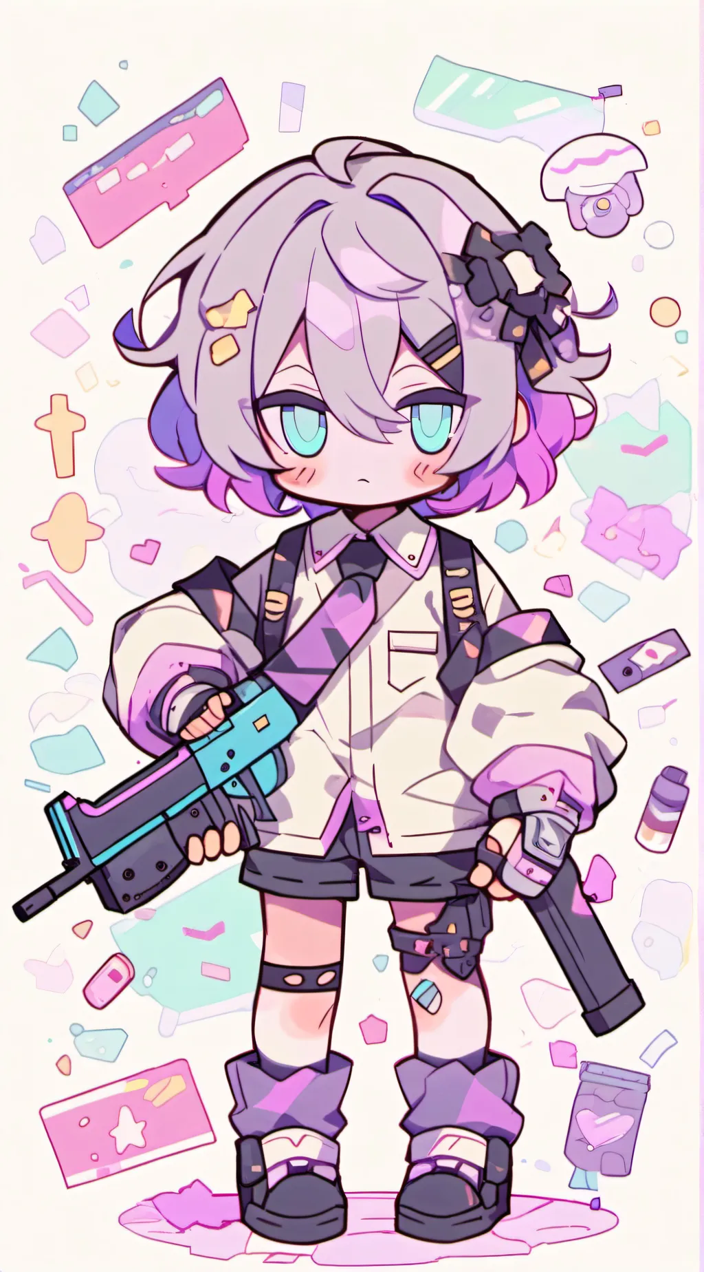 ai character: Murder drones background