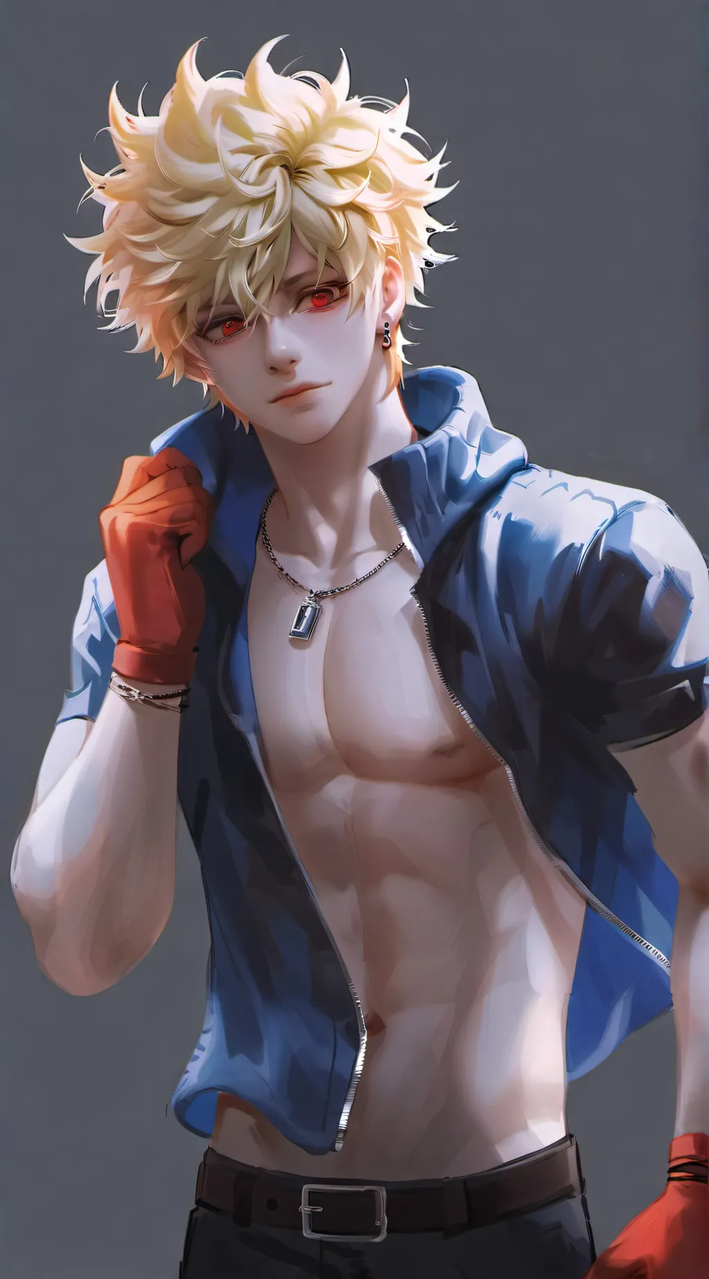 ai character: Bakugo katsuki  background