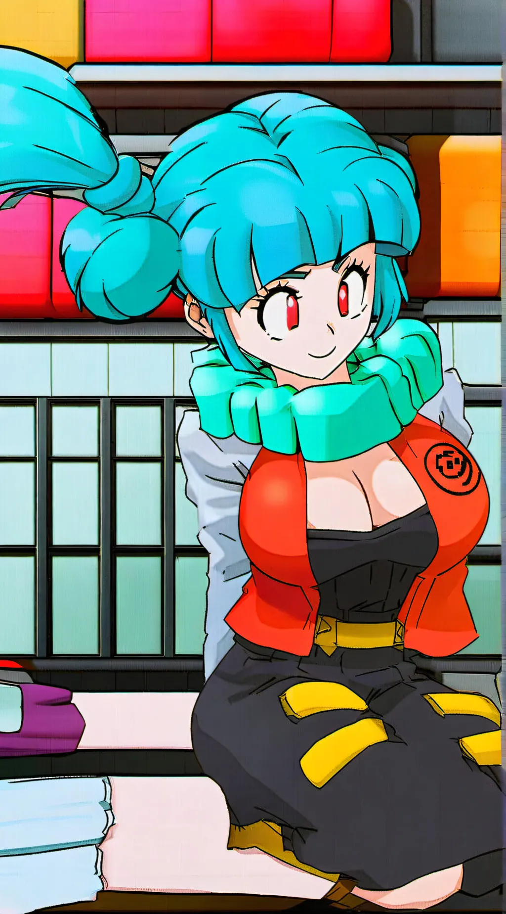 ai character: Bulma background
