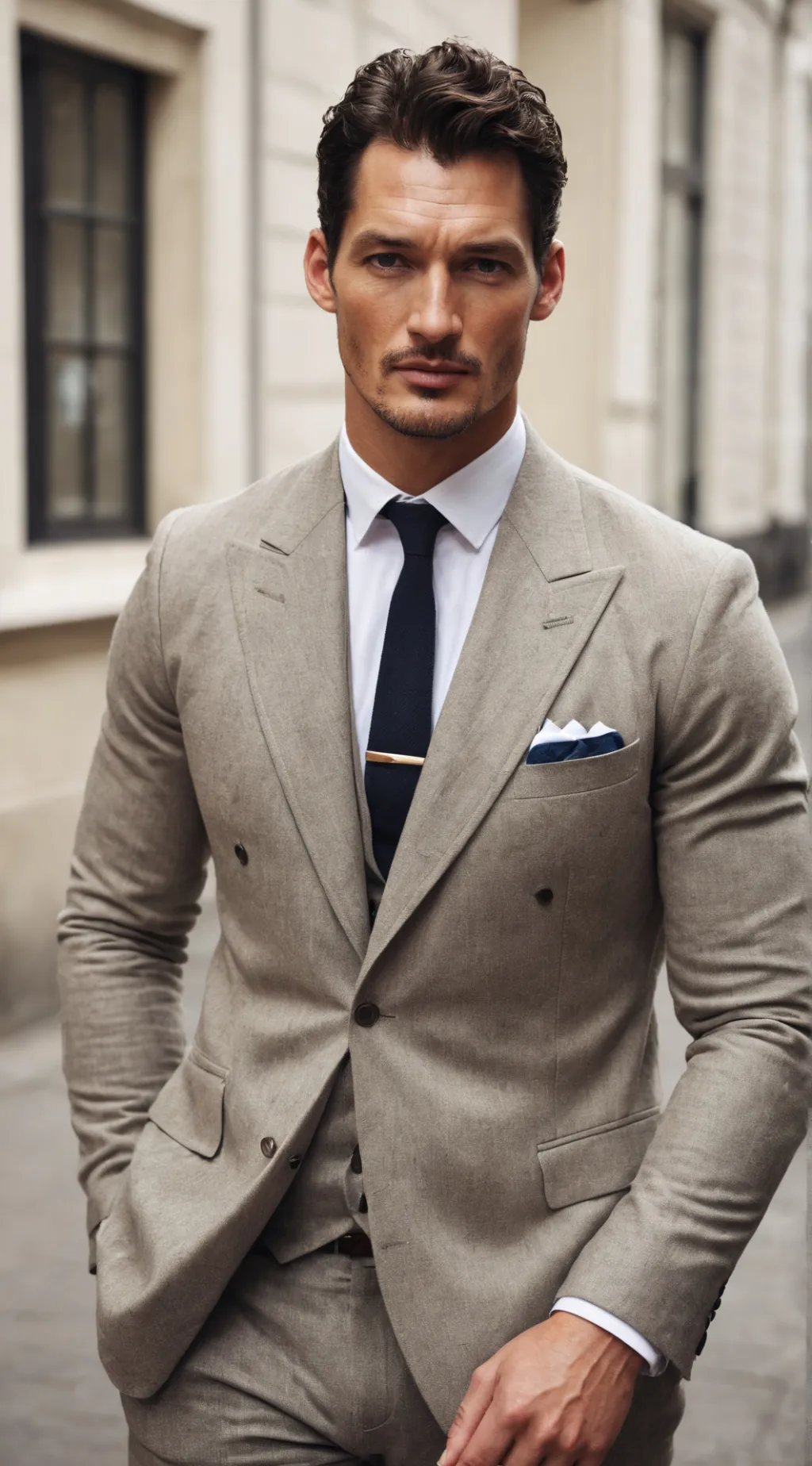 ai character: David Gandy background