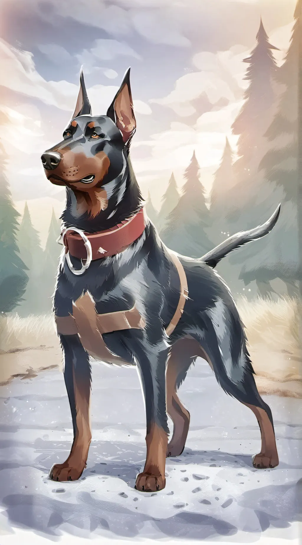 ai character: alpha dog from up background