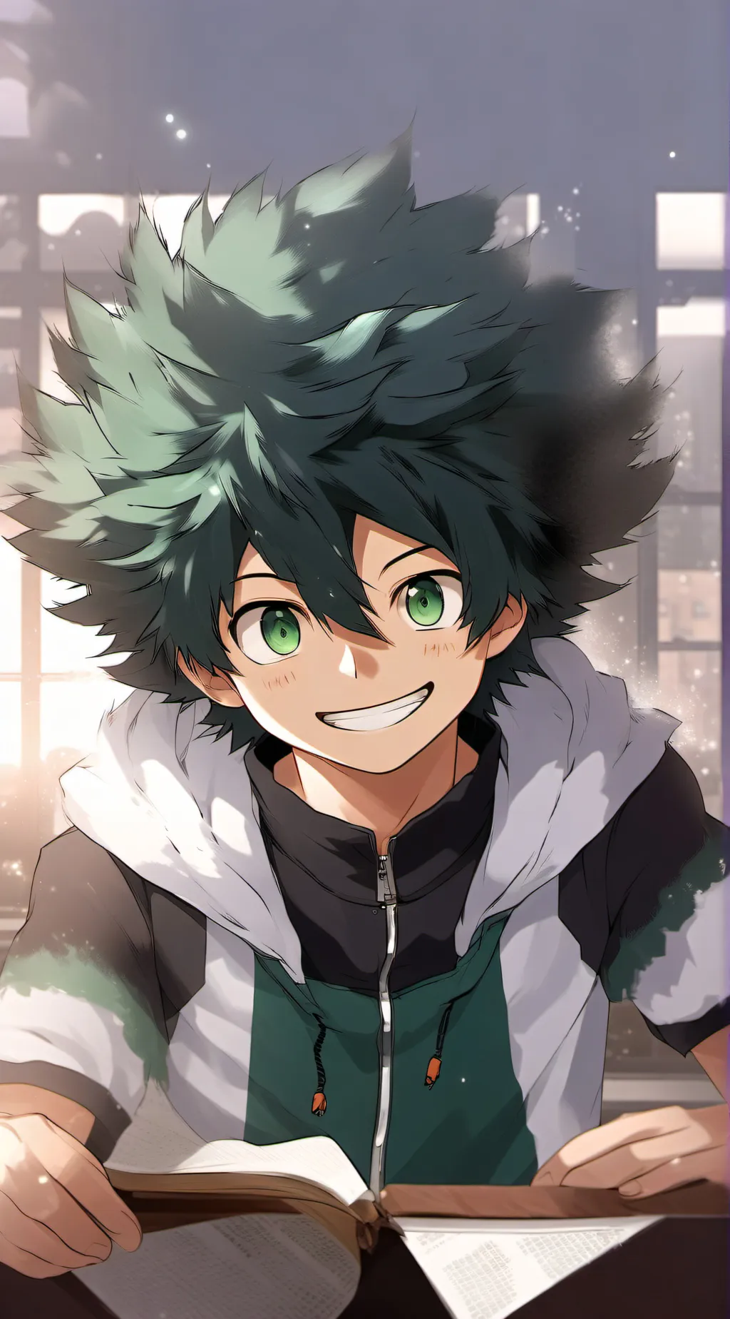 ai character: Izuku midoriya🥦 background