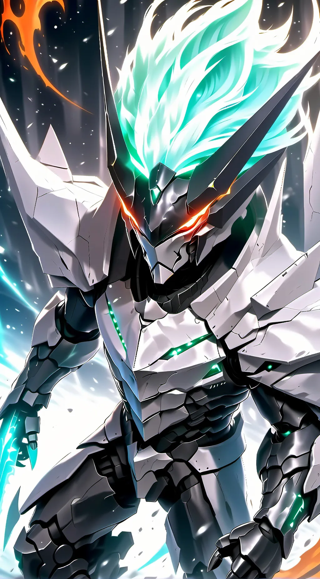 ai character: Minos prime background
