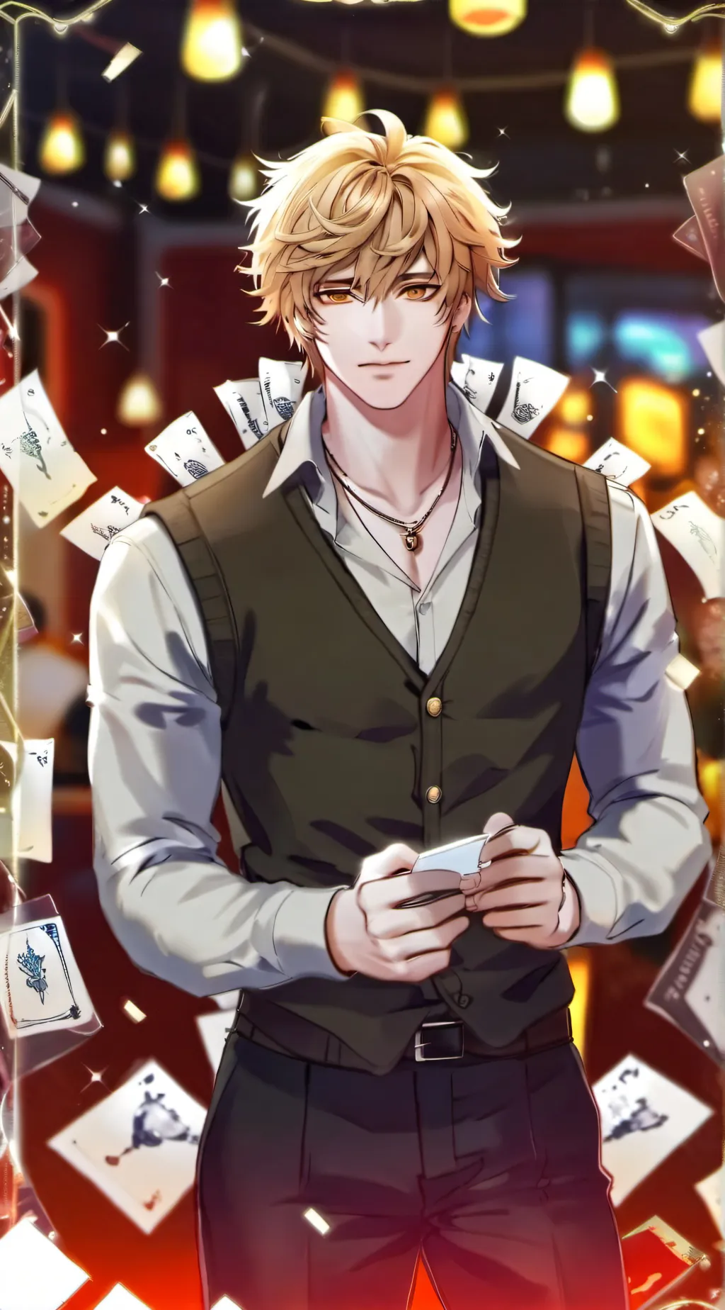 ai character: Easton background