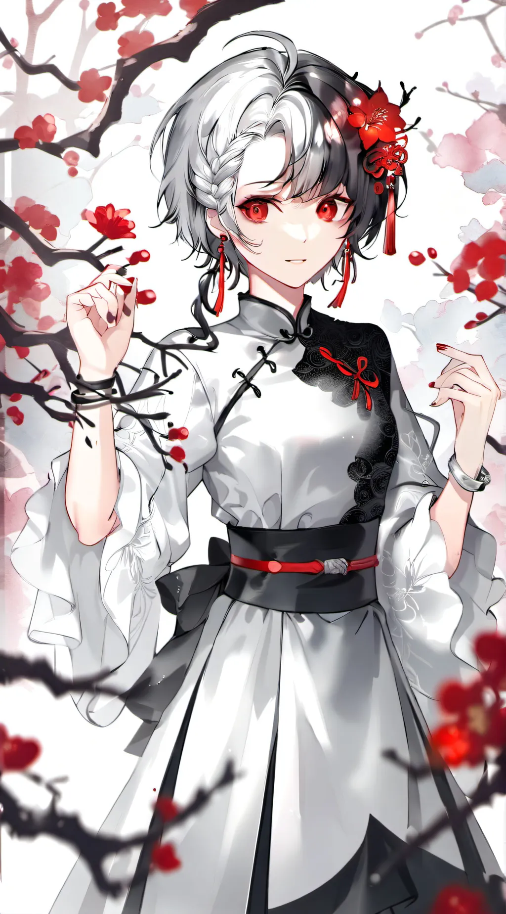 ai character: 幽兰 background