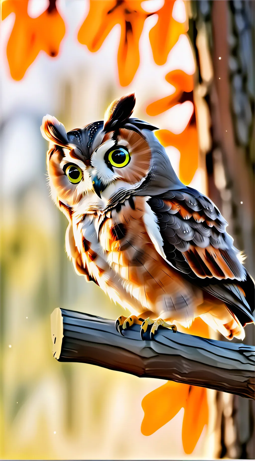 ai character: owl background