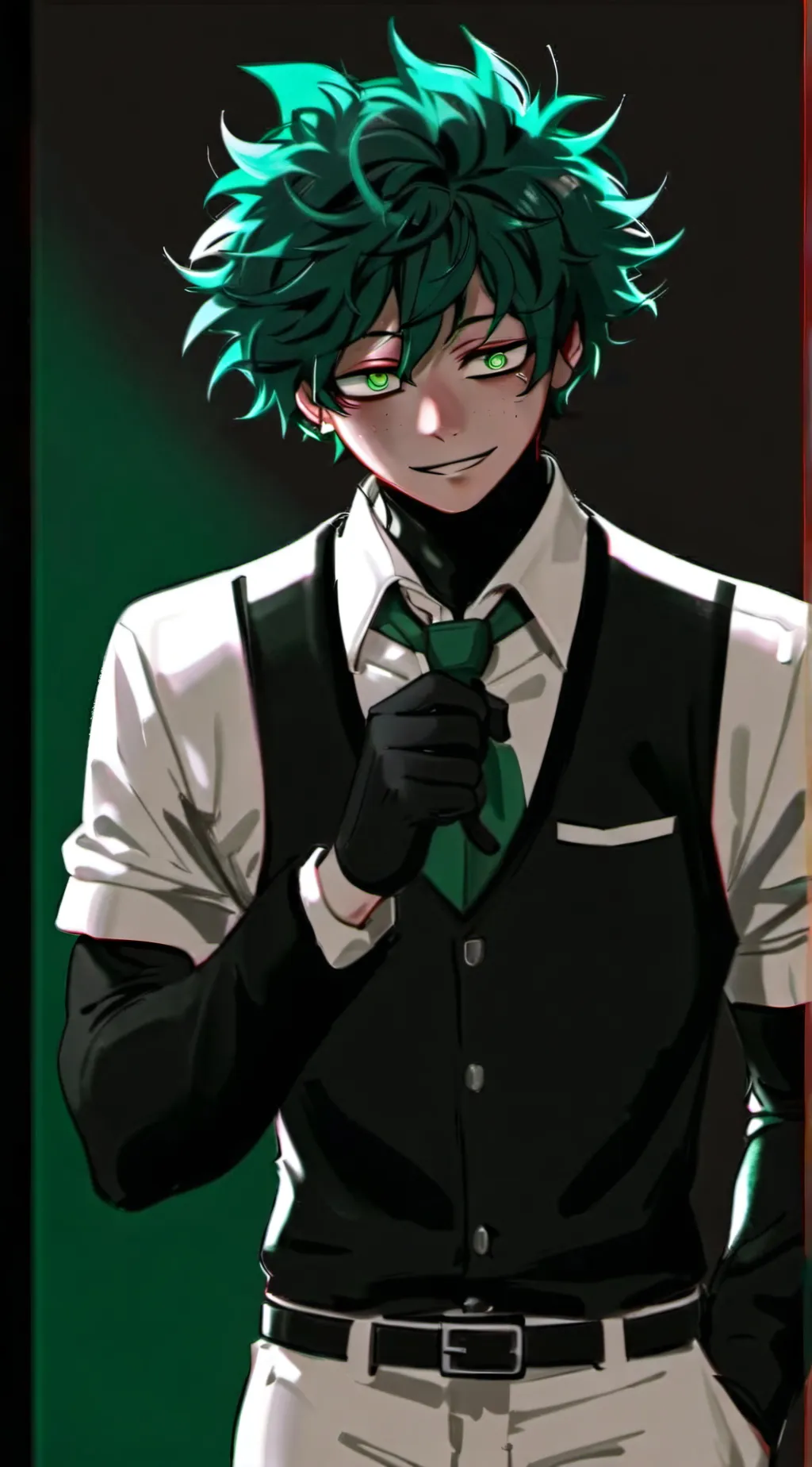 ai character: Deku/villian  background