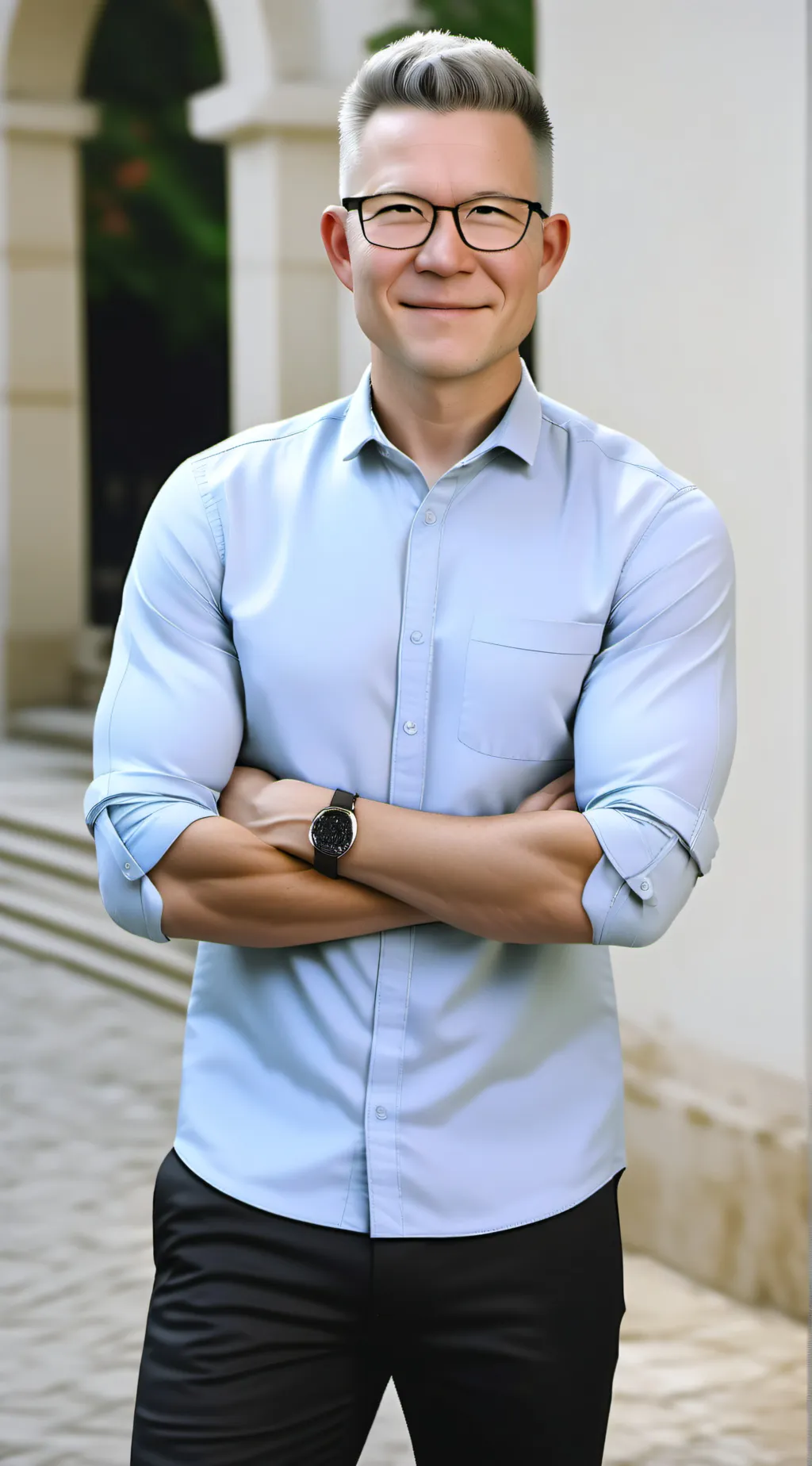 ai character: david (roblox own) background