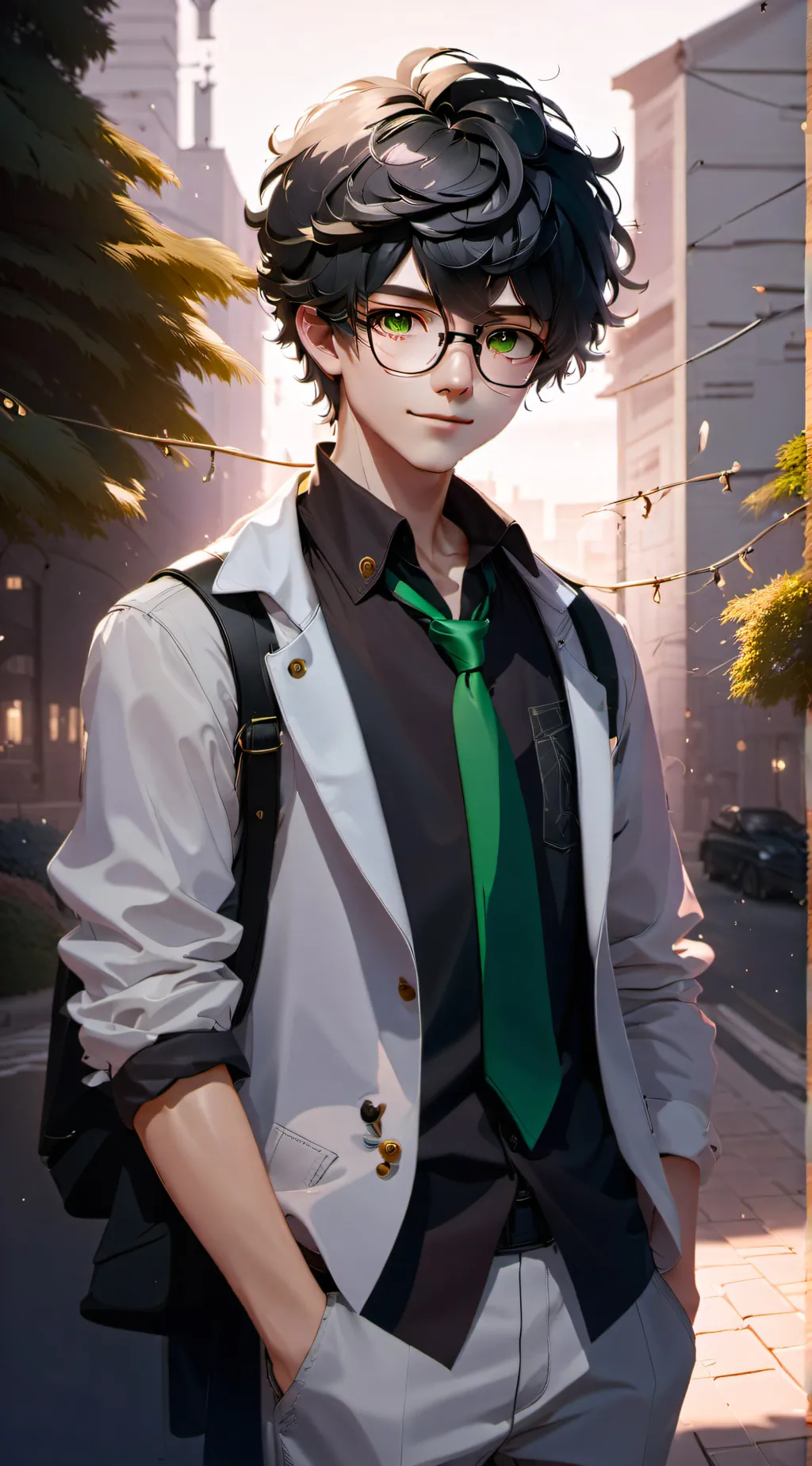 ai character: Luke  background
