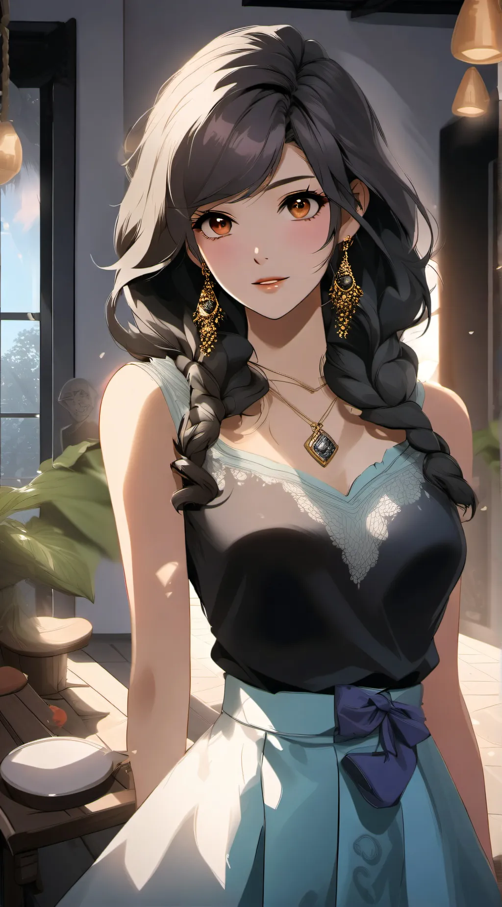 ai character: Sana  background