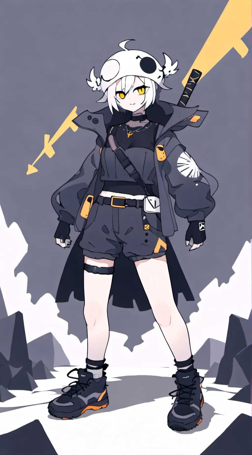 ai character: geometry dash background