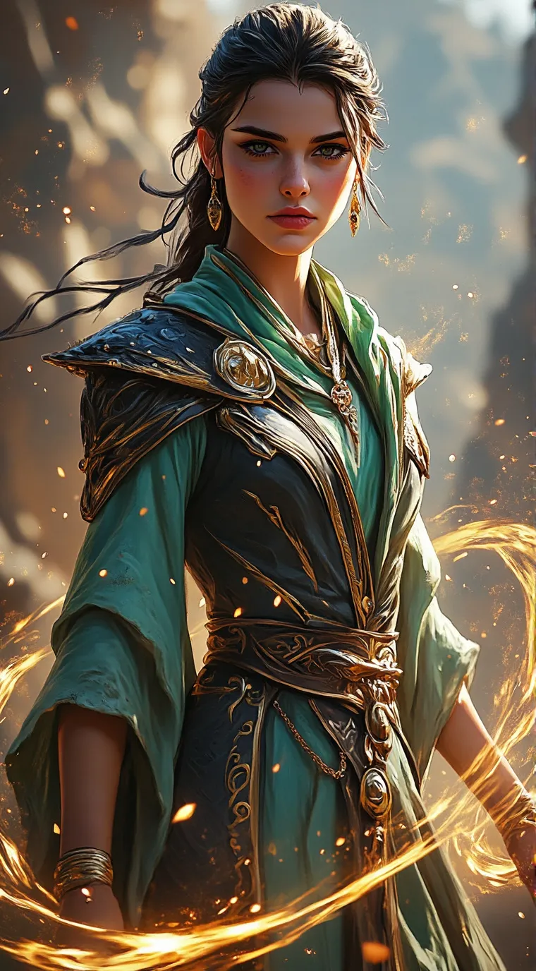 ai character: Elara background