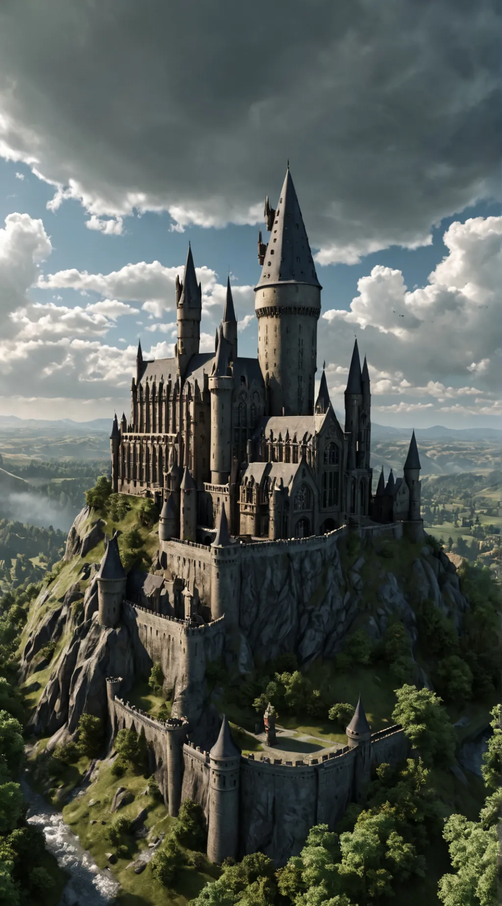 ai character: Hogwarts WEEE background
