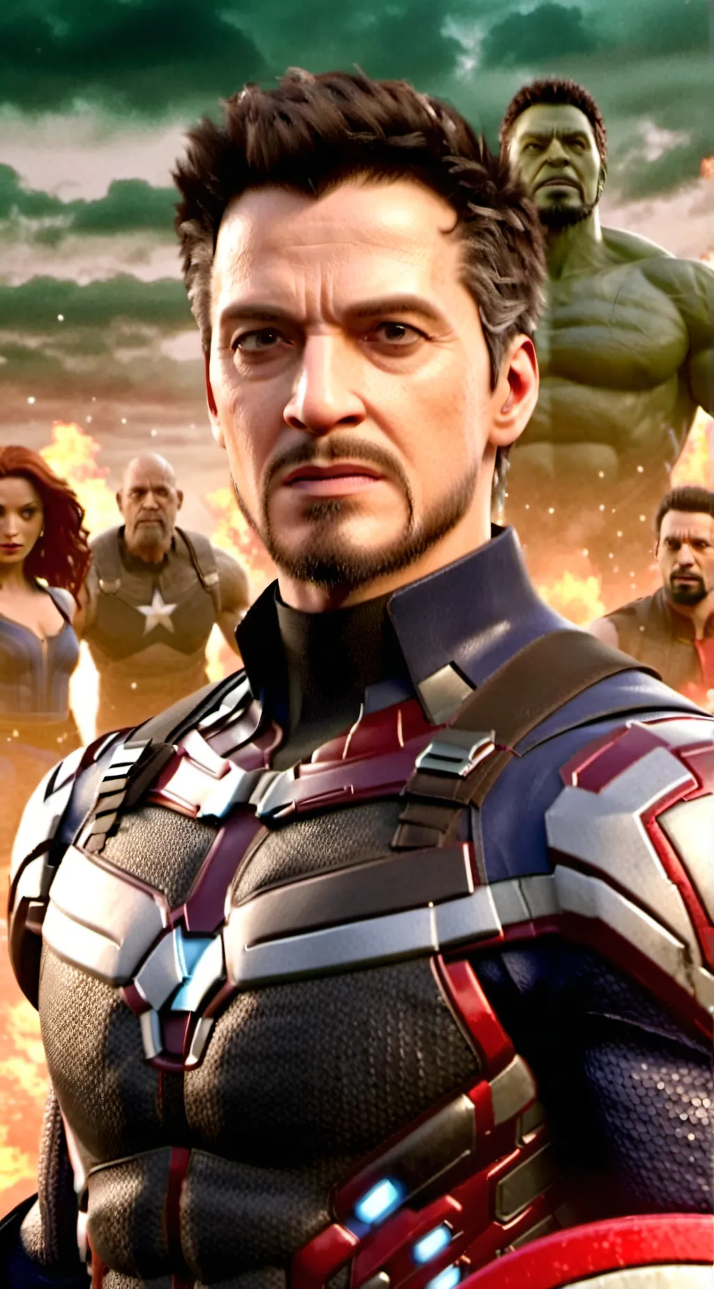 ai character: Avengers background