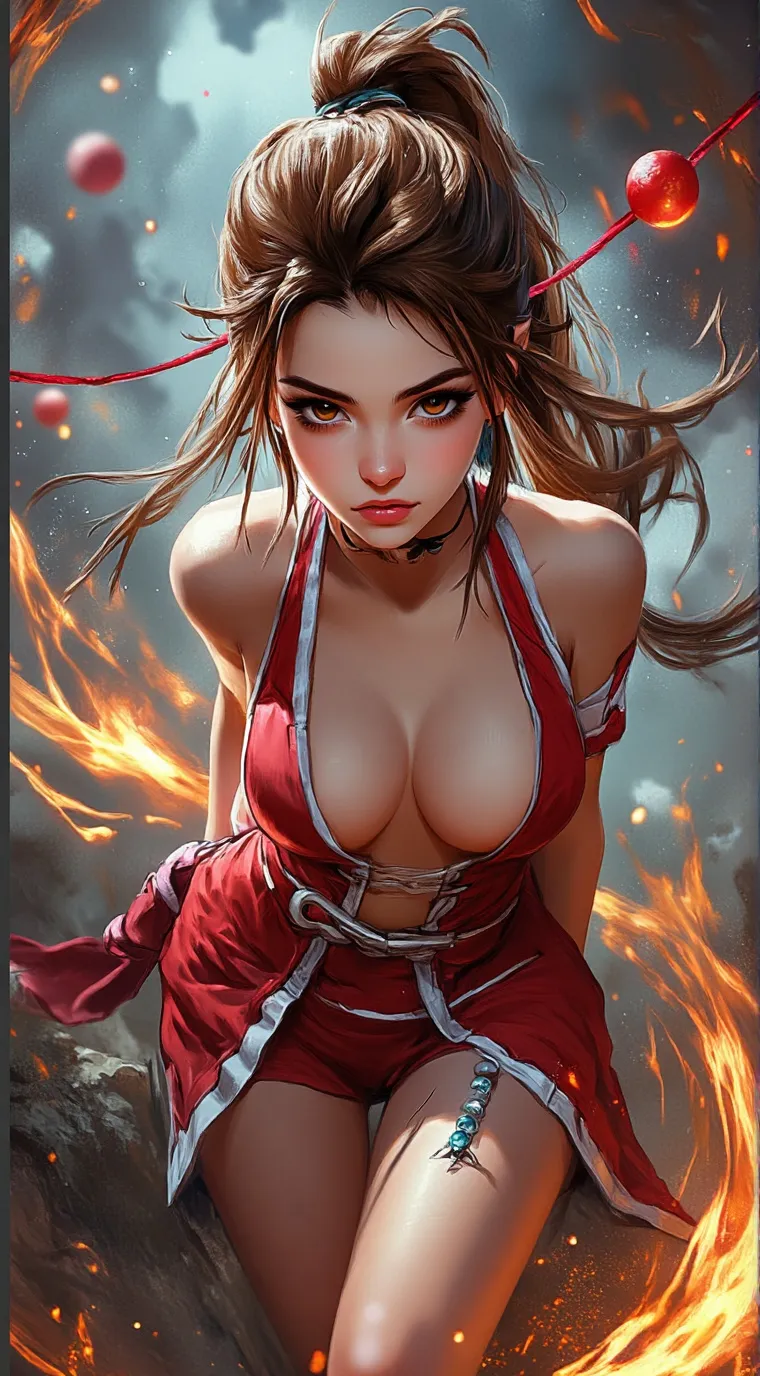 ai character: Mai Shiranui background