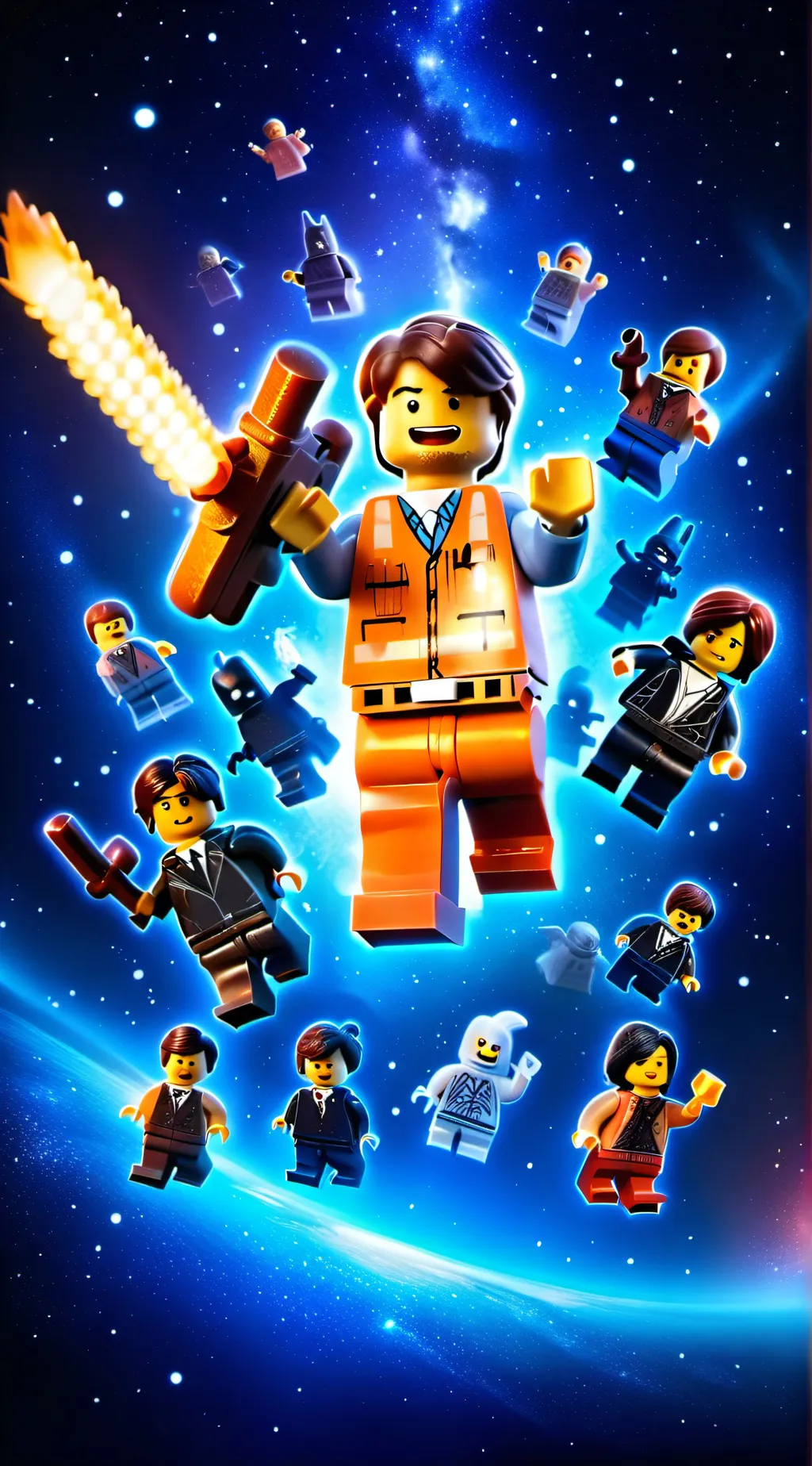 ai character: Lego movie 3 background