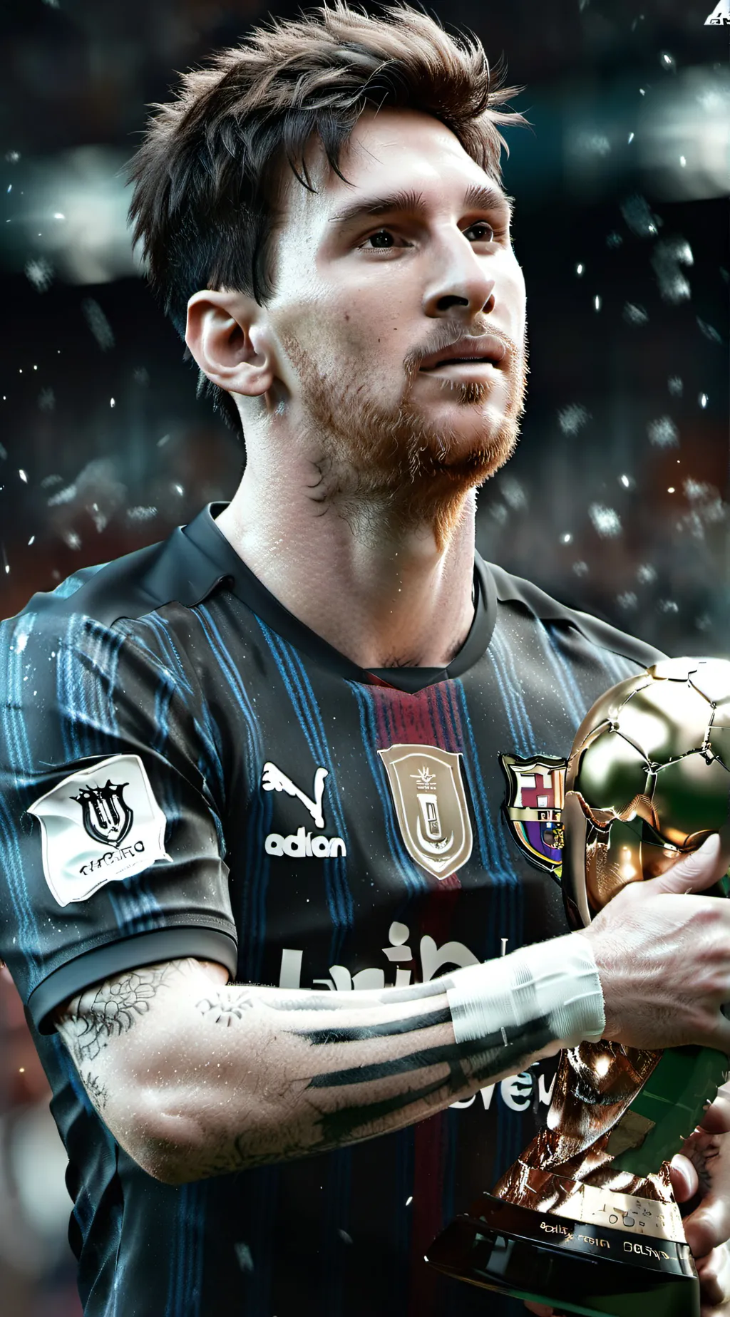 ai character: Messi background