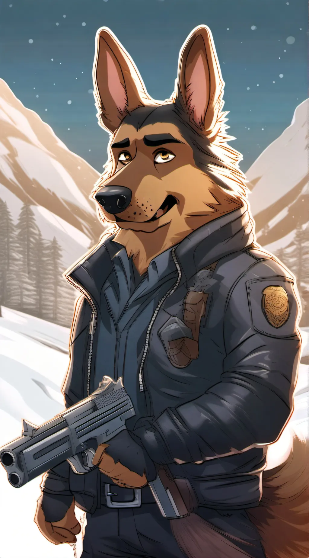 ai character: Max background