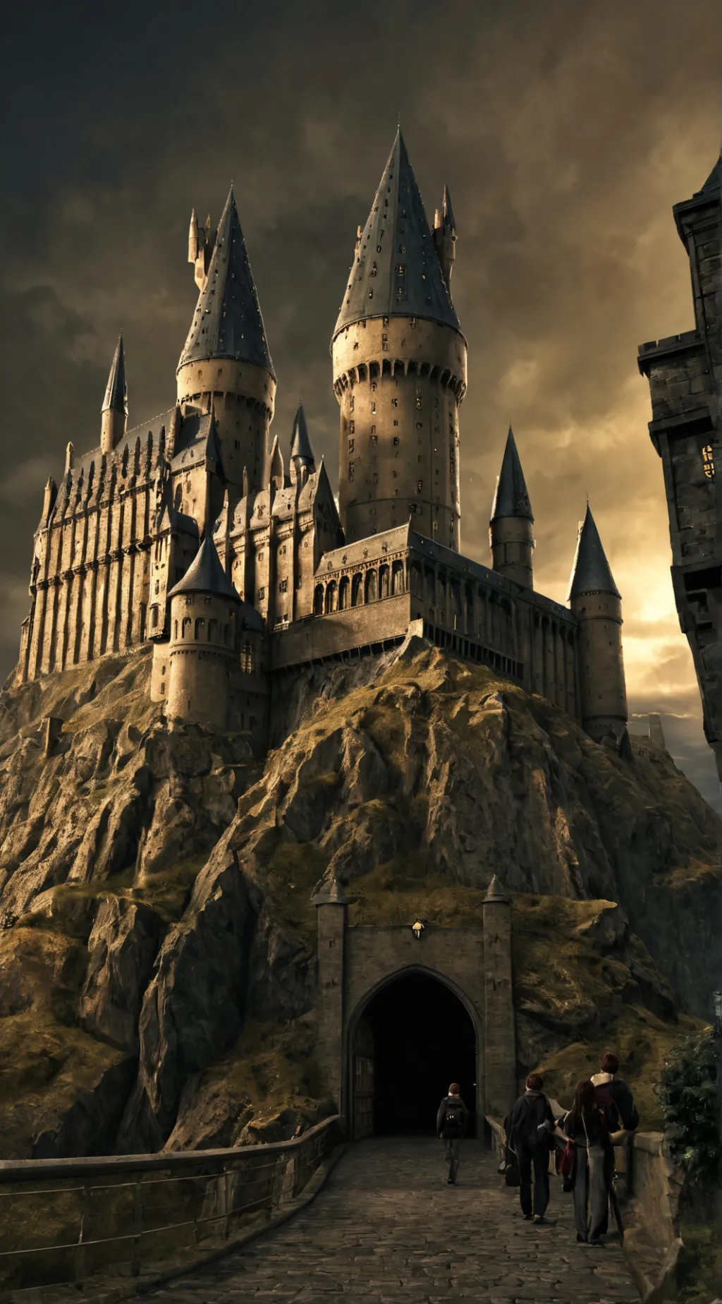 ai character: hogwarts  background