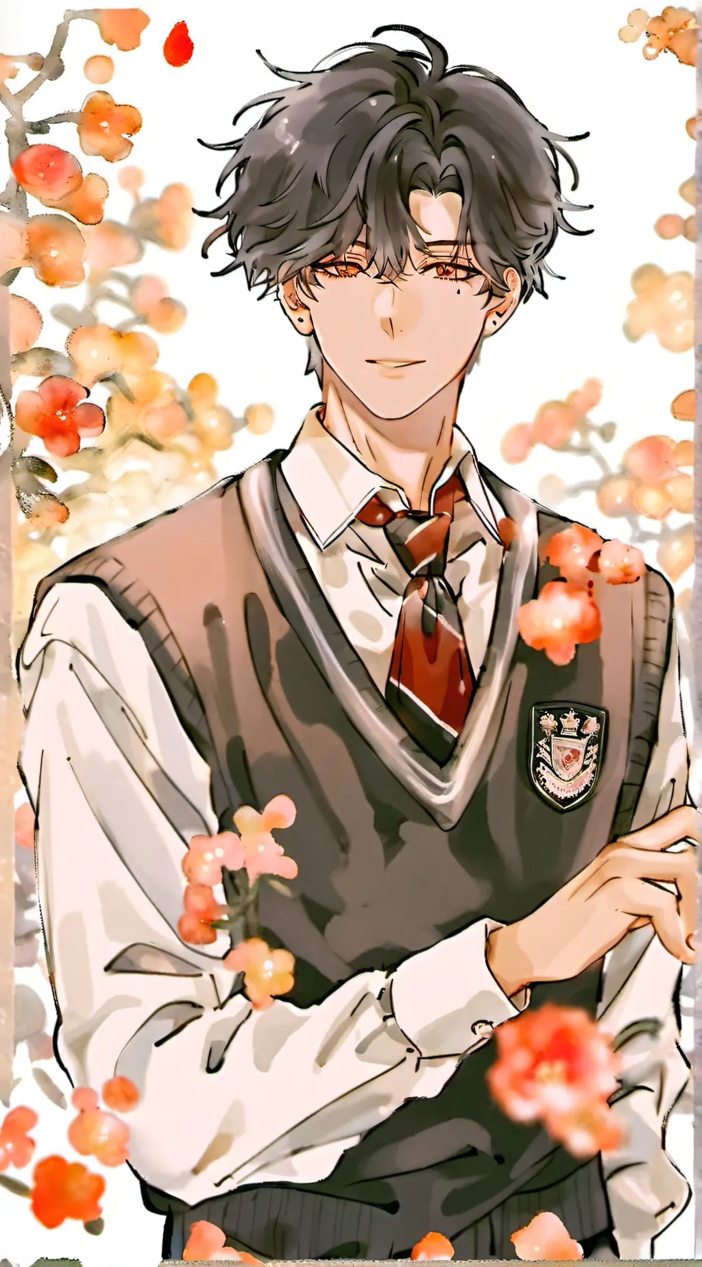 ai character: +-(Oliver [🤍])-+ background