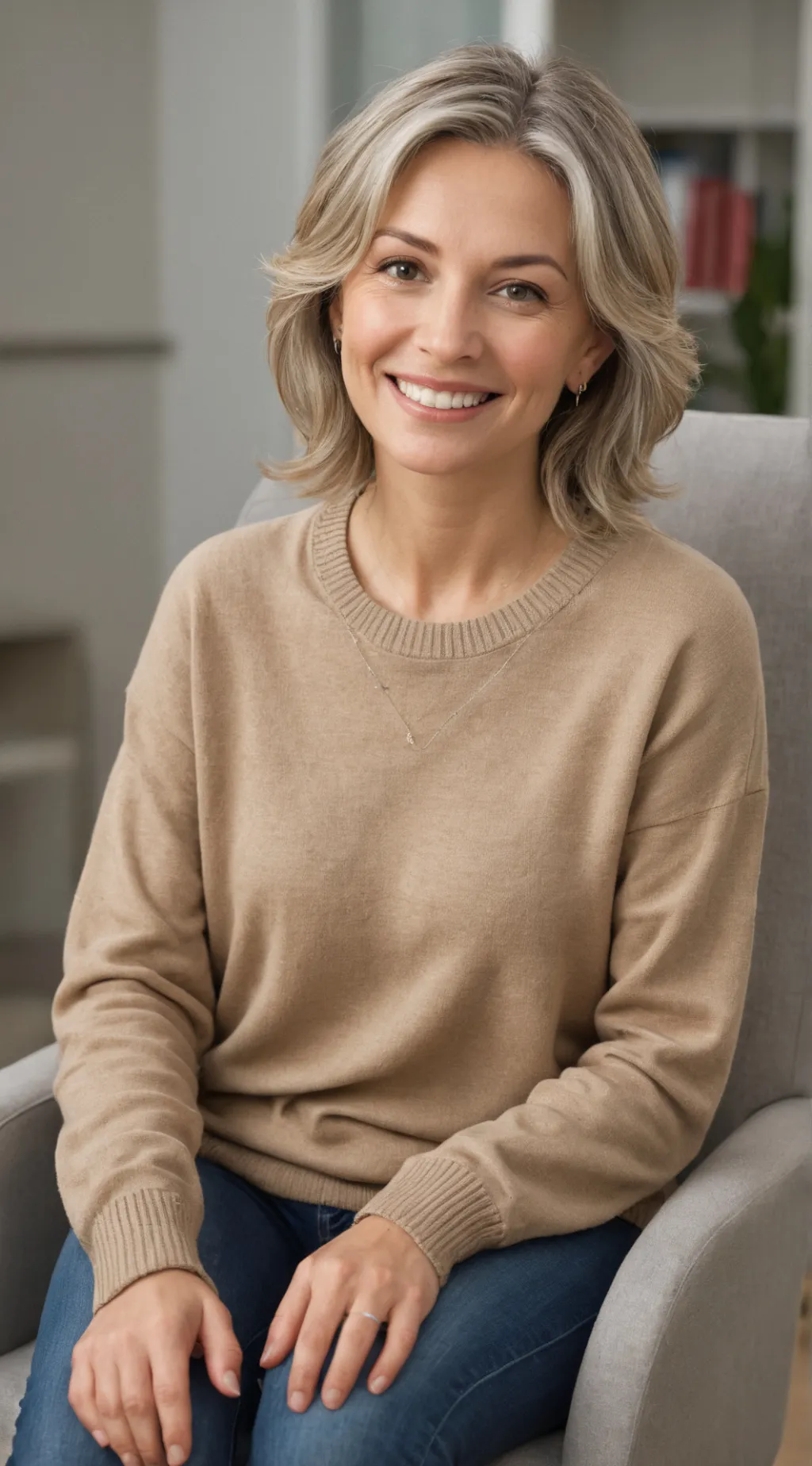 ai character: Ms Kate(Therapist) background