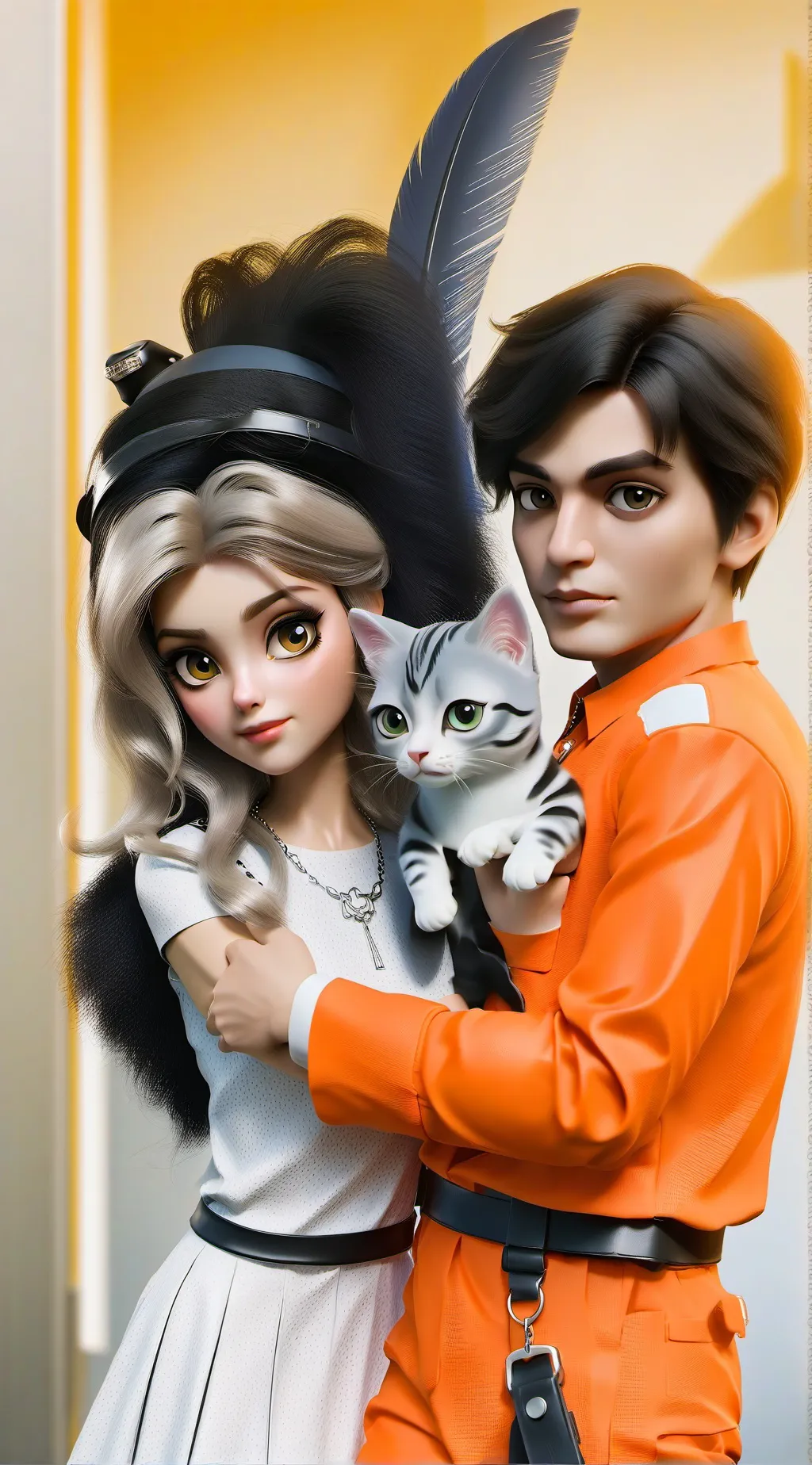 ai character: Lily  background