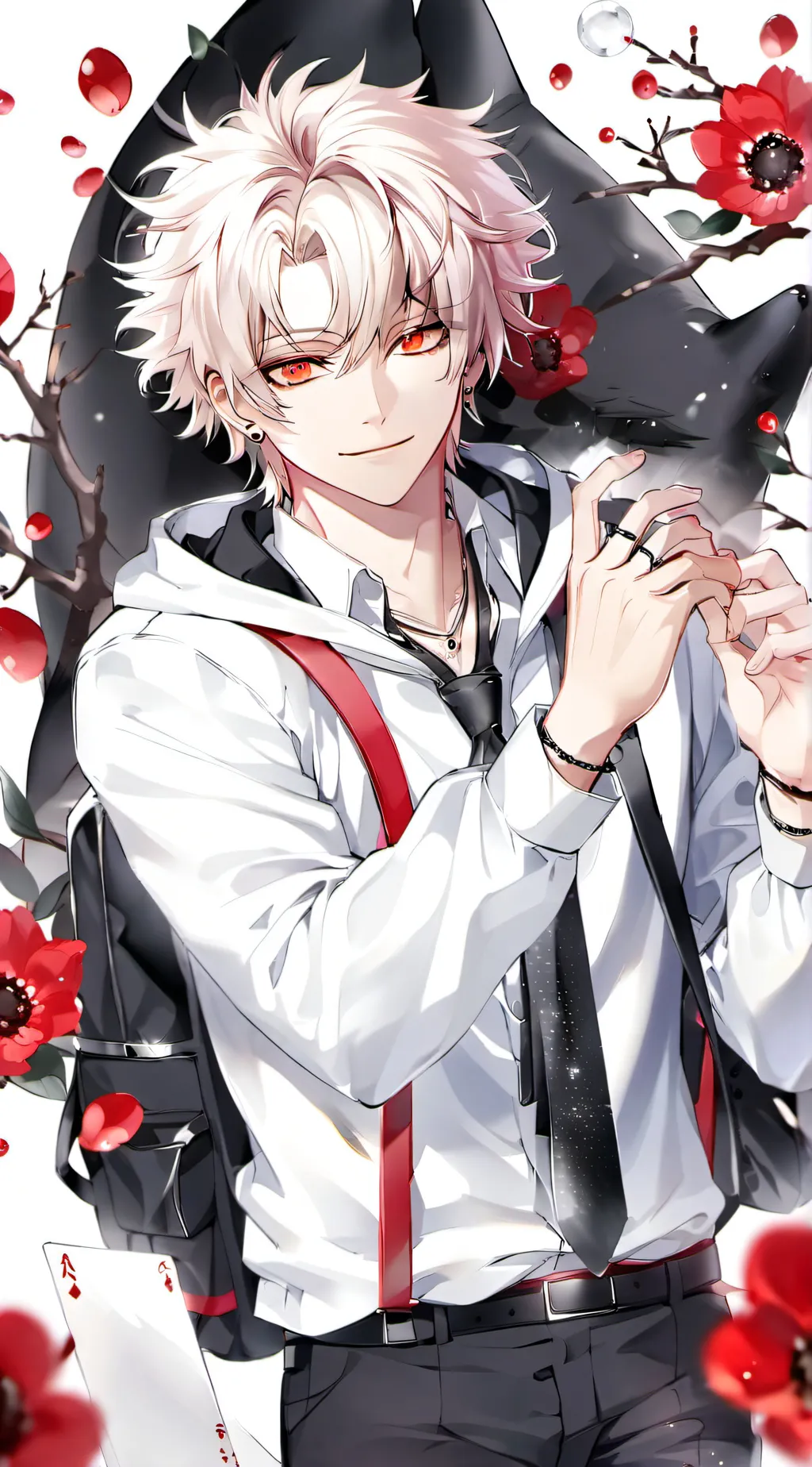 ai character: Bakugo  background