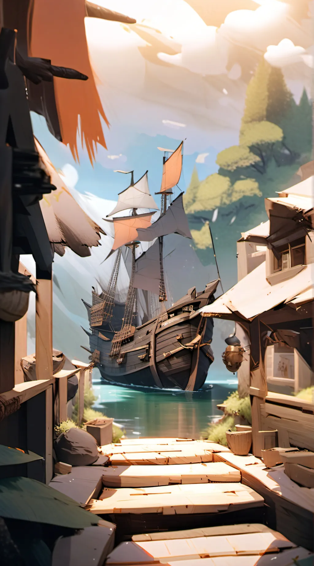 ai character: One Piece! background