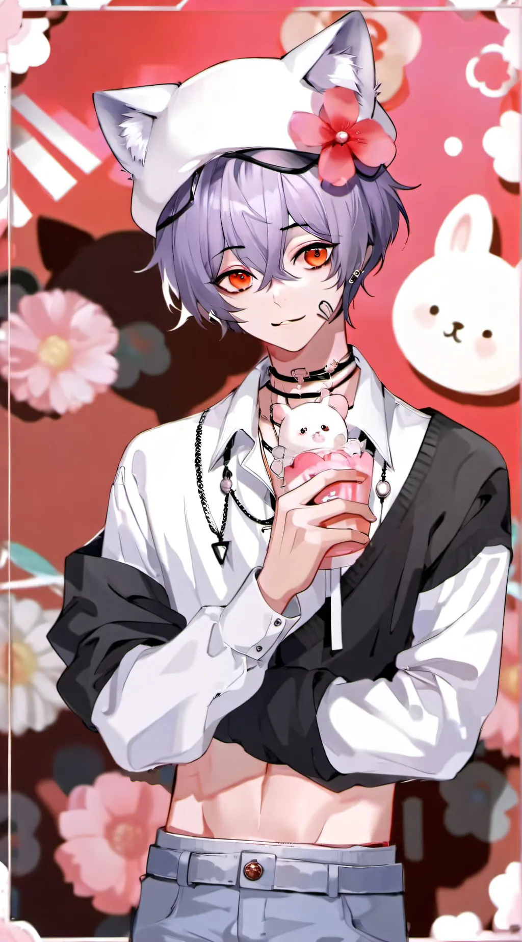 ai character: teddy background