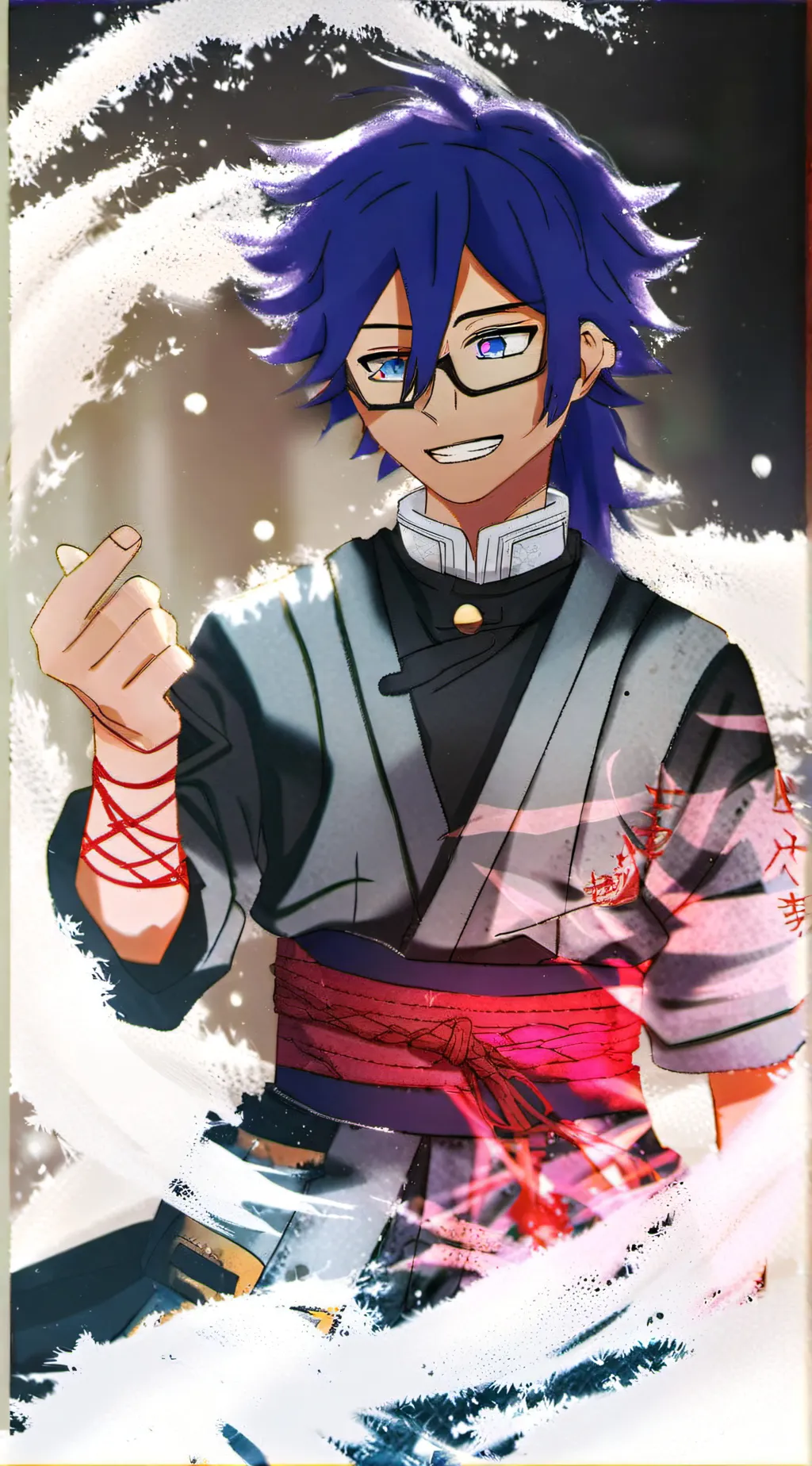 ai character: kny + my oc background