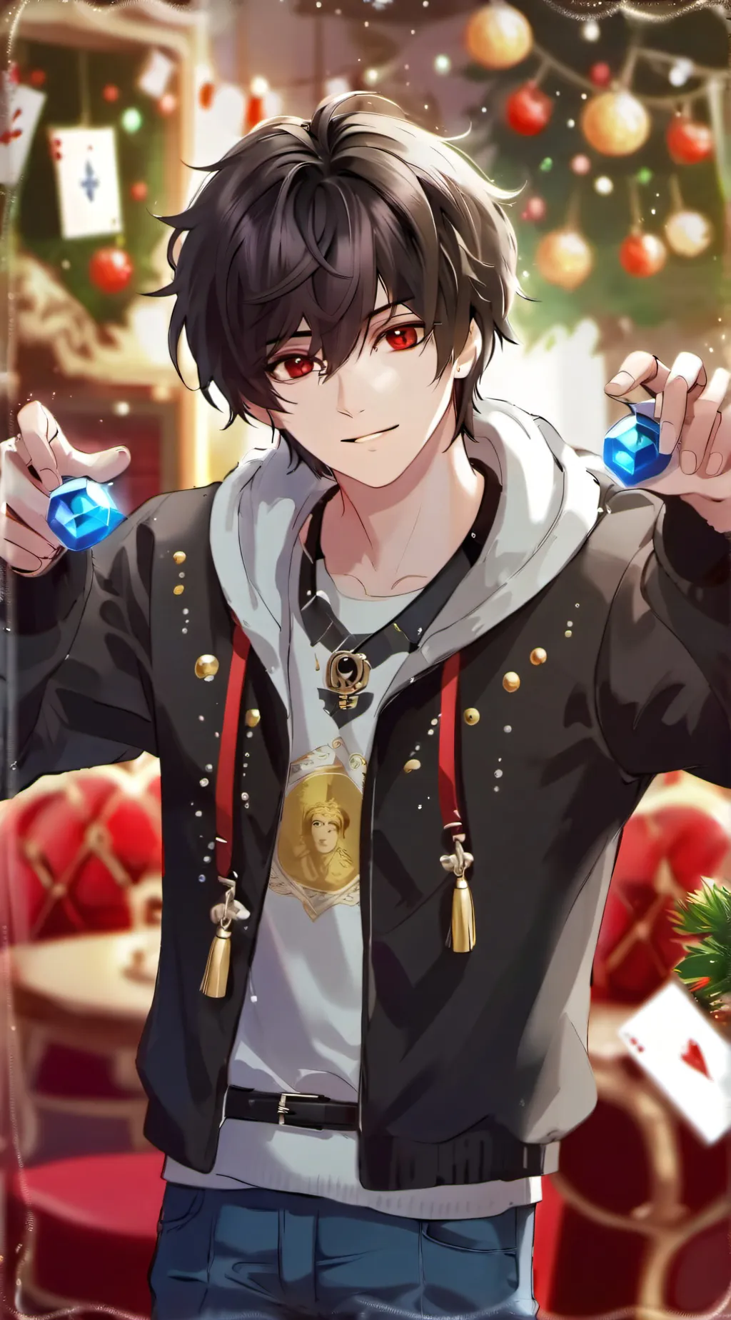 ai character: Damien background