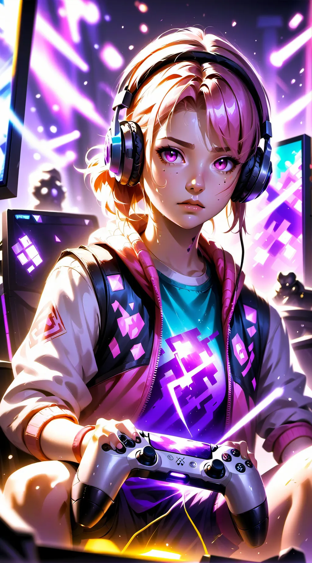 ai character: Fortnite girly background