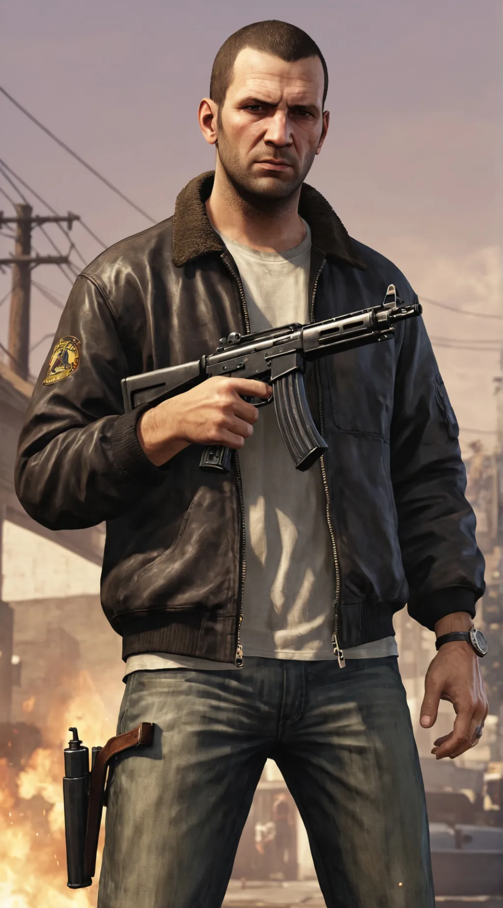 ai character: Niko Bellic background