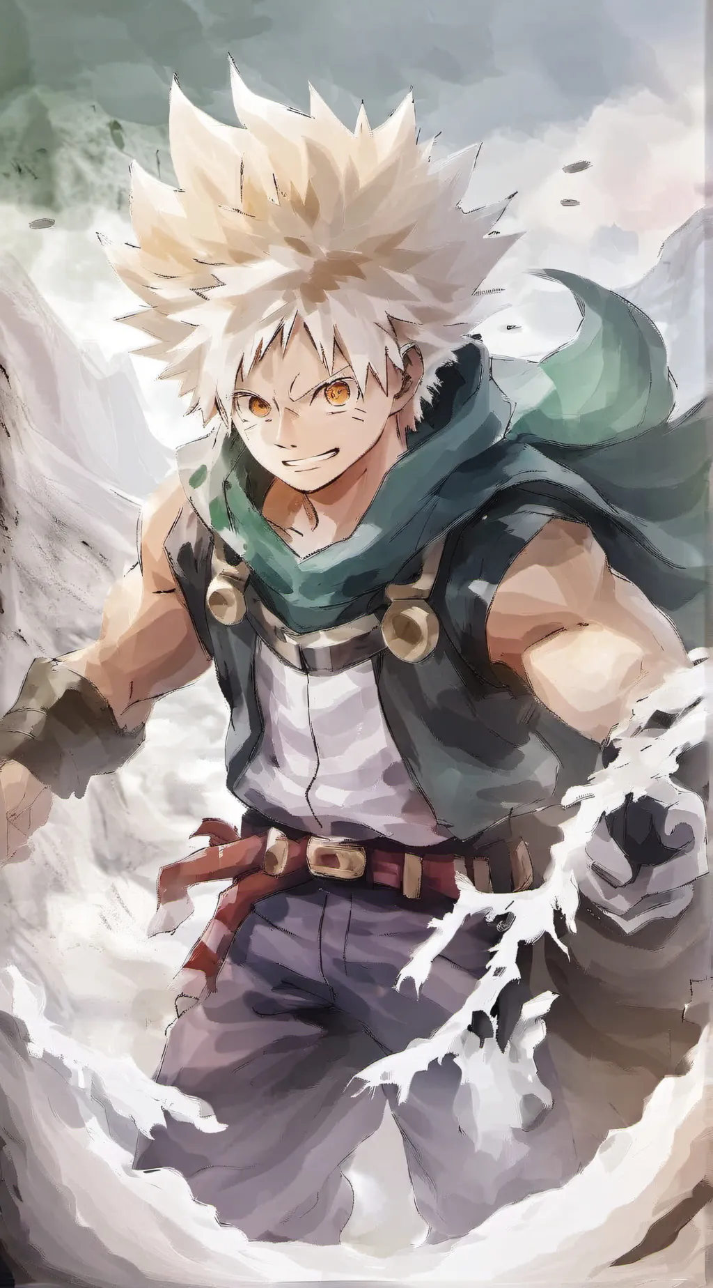 ai character: Bakugo background