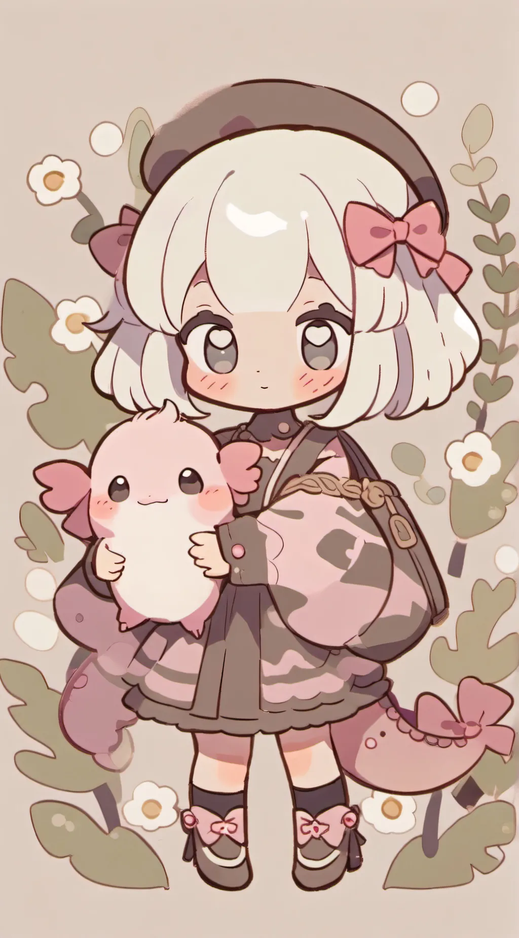 ai character: fern background