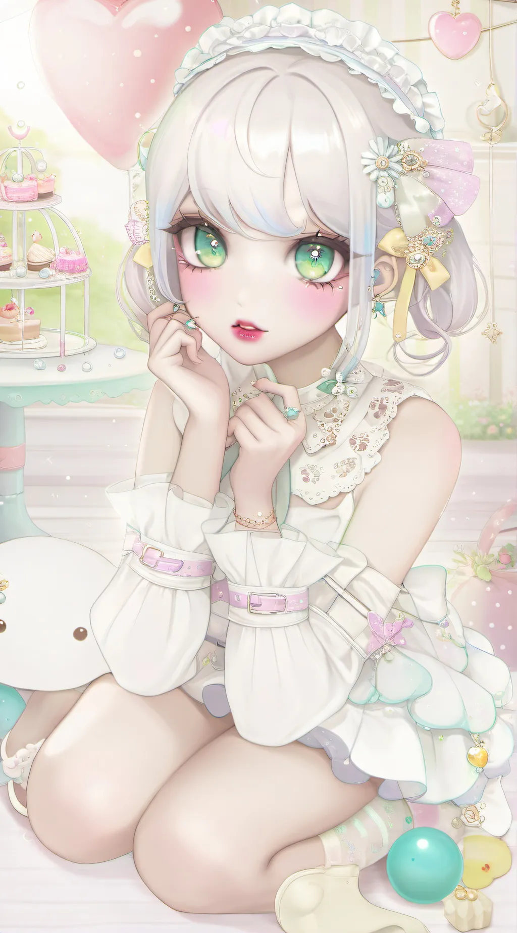 ai character: Lilly background