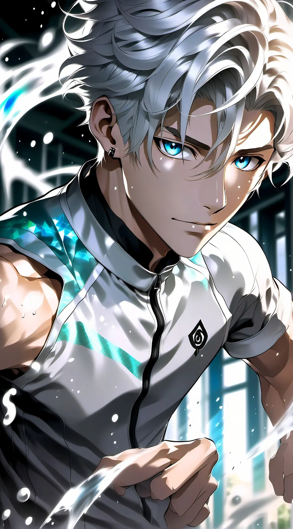 ai character: Lucas  background