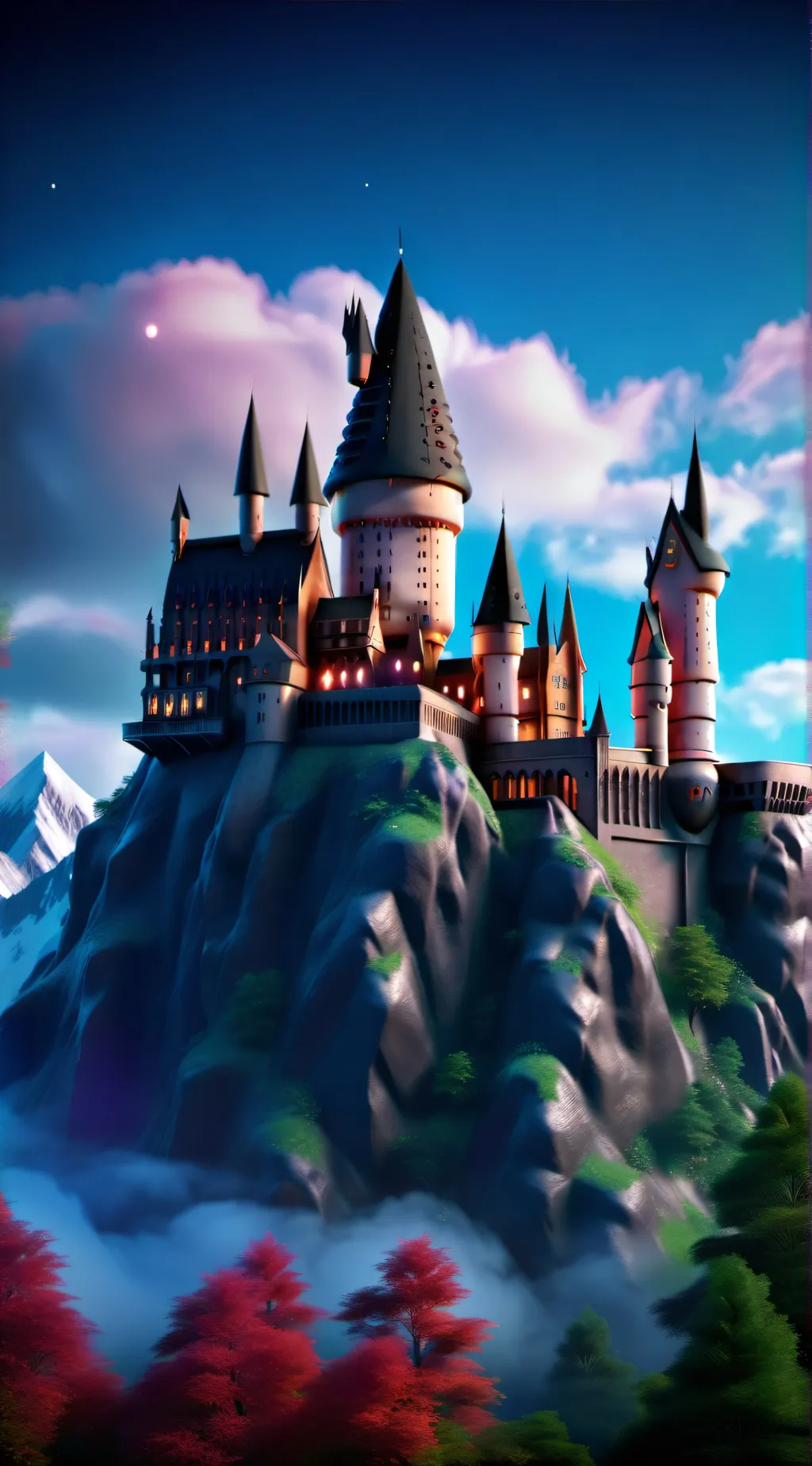 ai character: hogwarts background