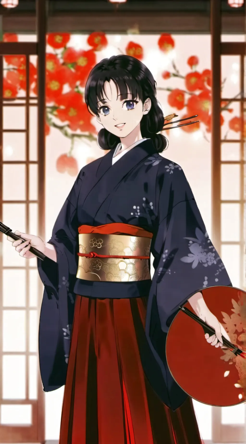 ai character: Tsutako  background