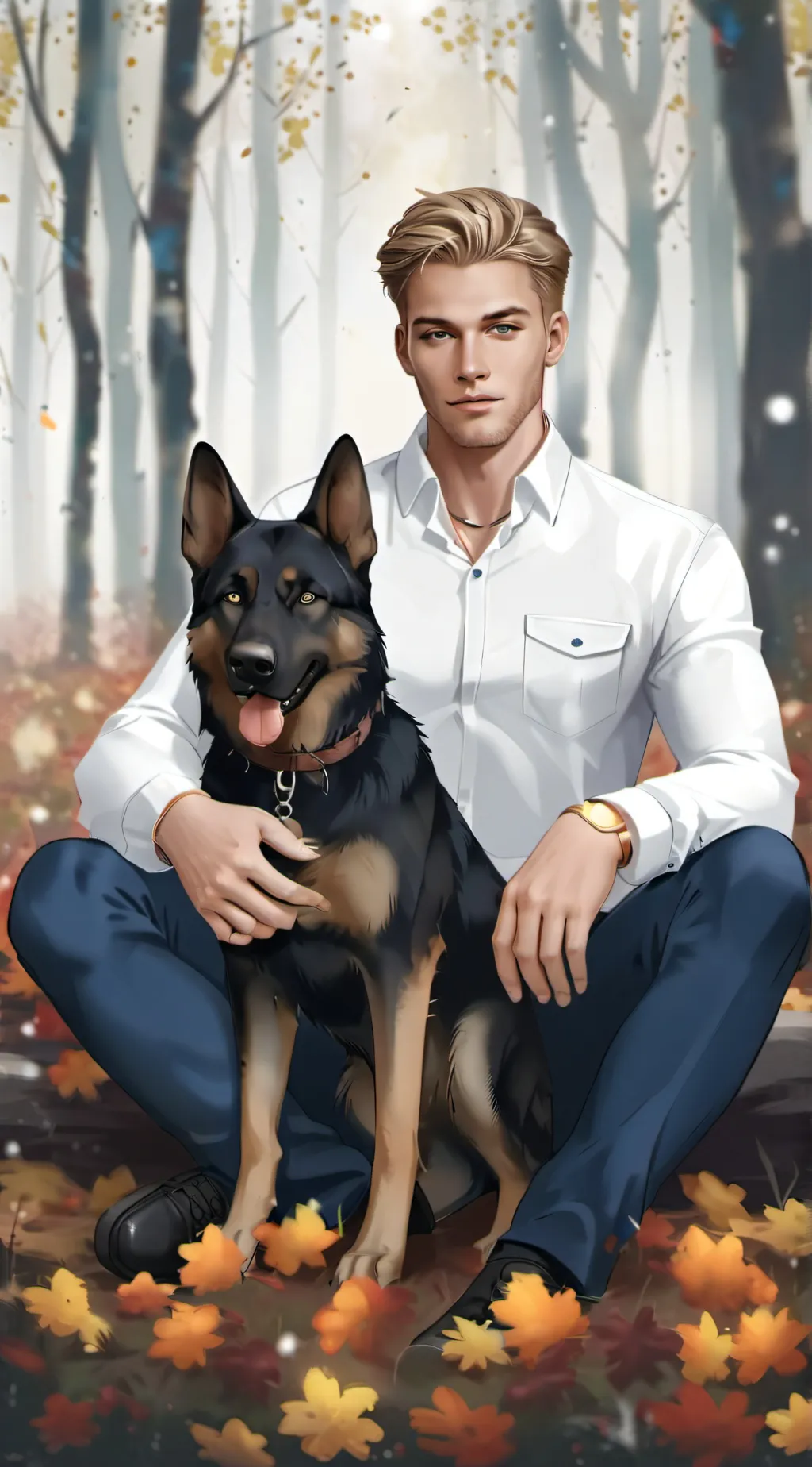 ai character: 🎤| Jared Hossler background